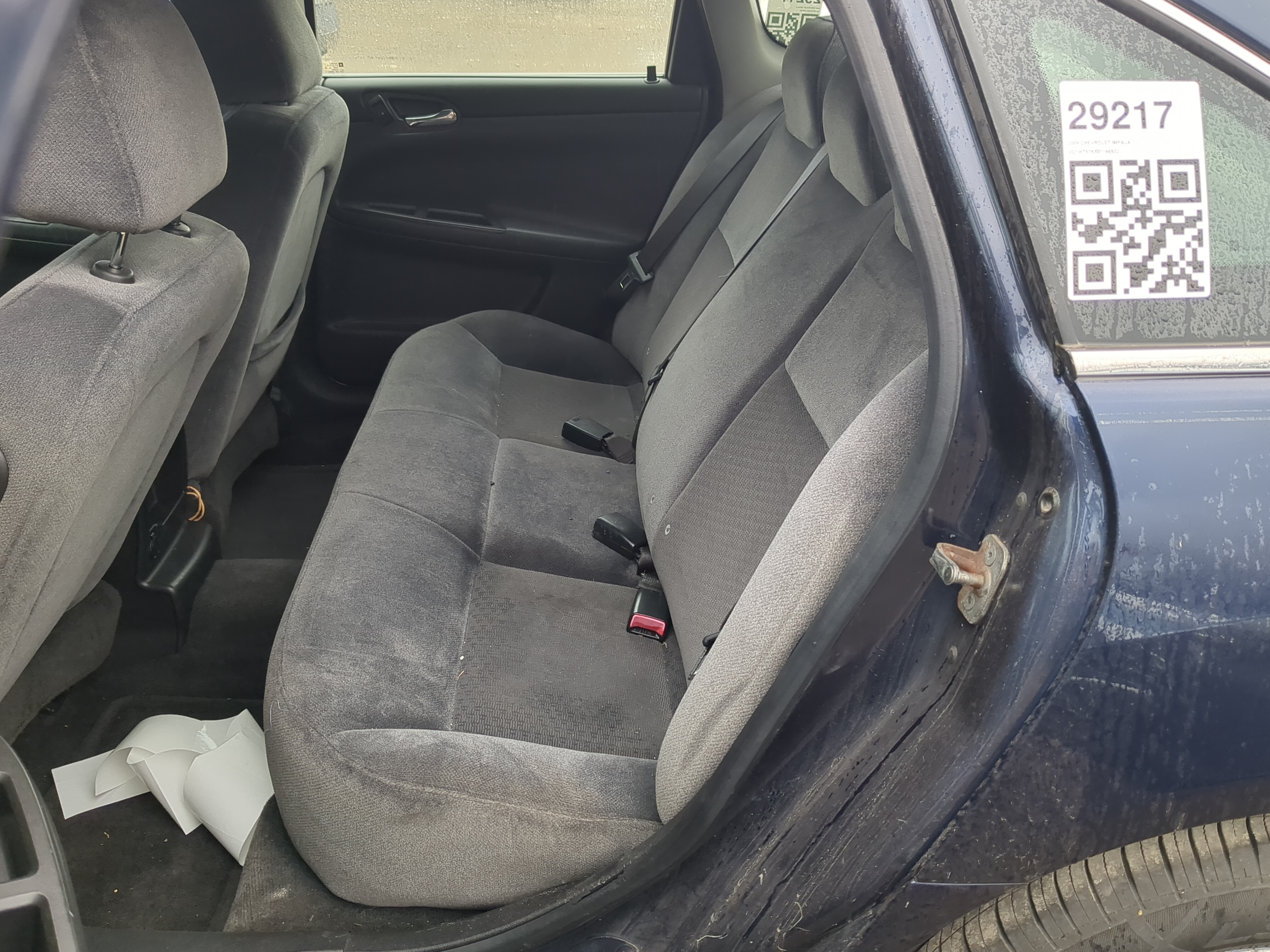2009 Chevrolet Impala Rear Seat Oem 1200233 - Oemusedautoparts1.com
