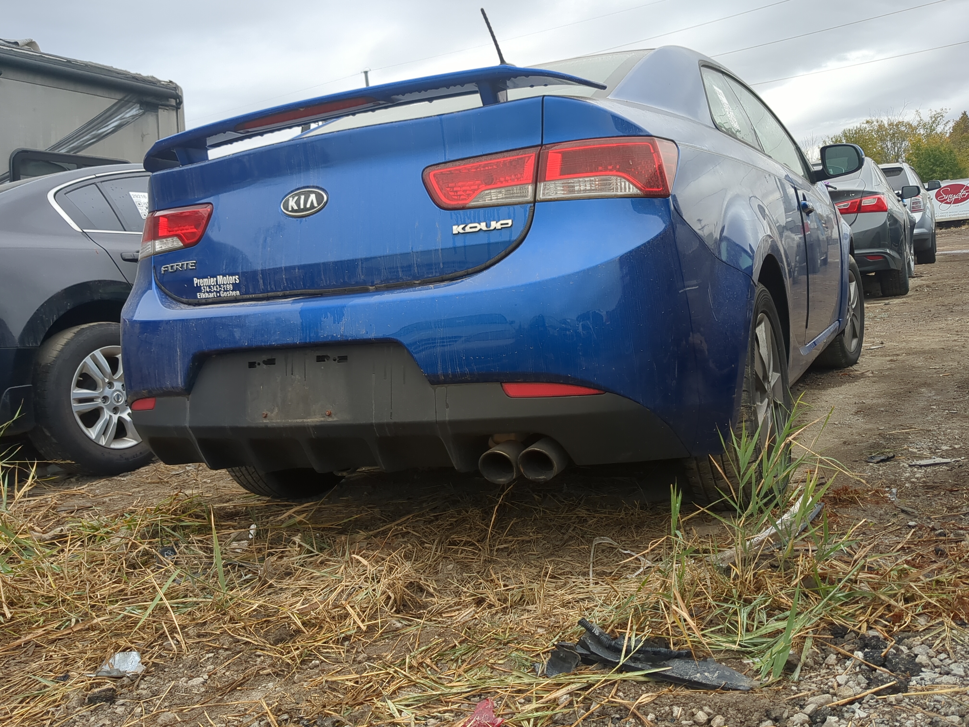 2010-2013 Kia Forte Koup Rear Bumper Assembly Oem 1200251 - Oemusedautoparts1.com