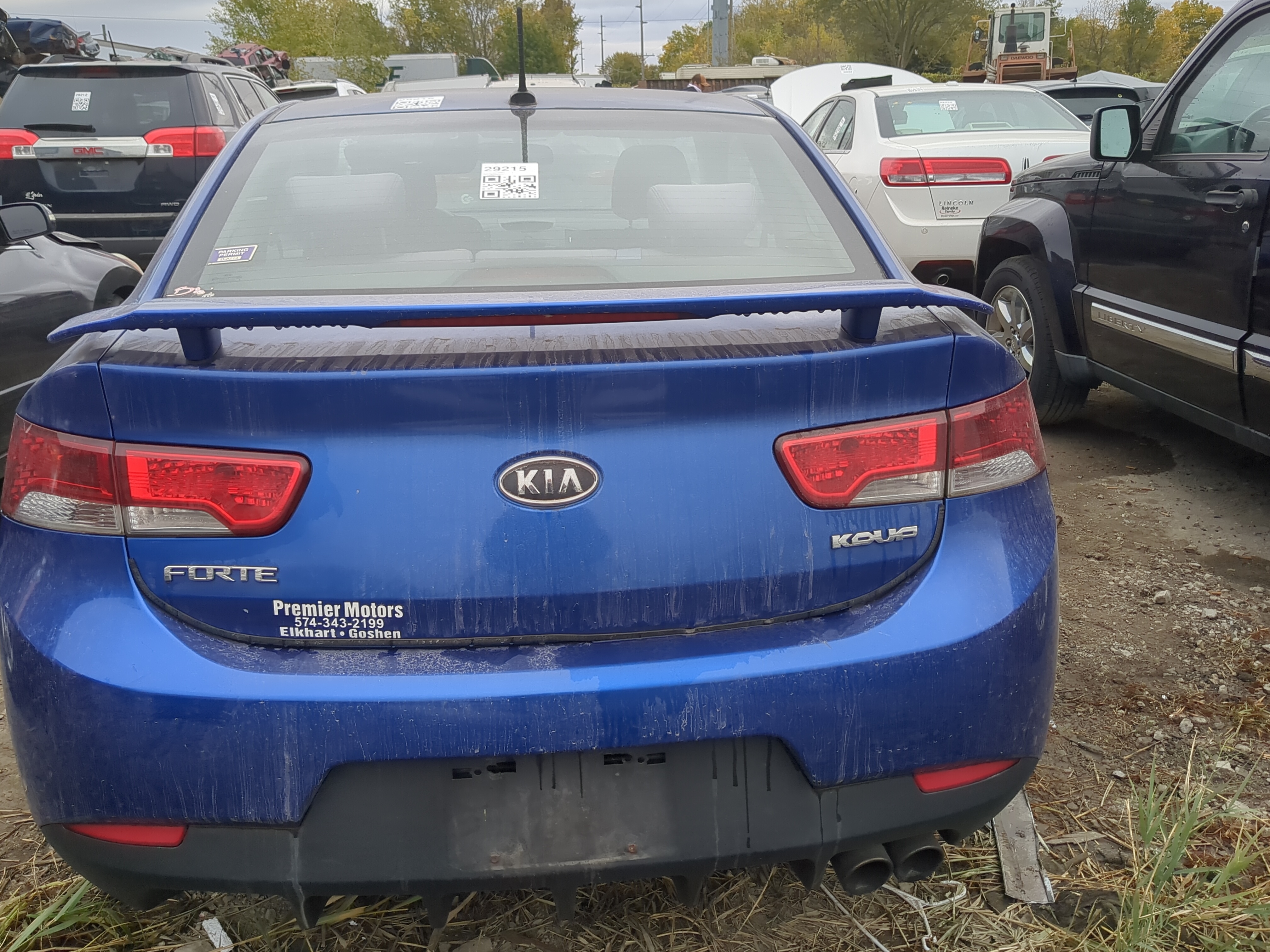 2010-2013 Kia Forte Koup Trunk/decklid/hatch/tailgate Oem 1200287 - Oemusedautoparts1.com