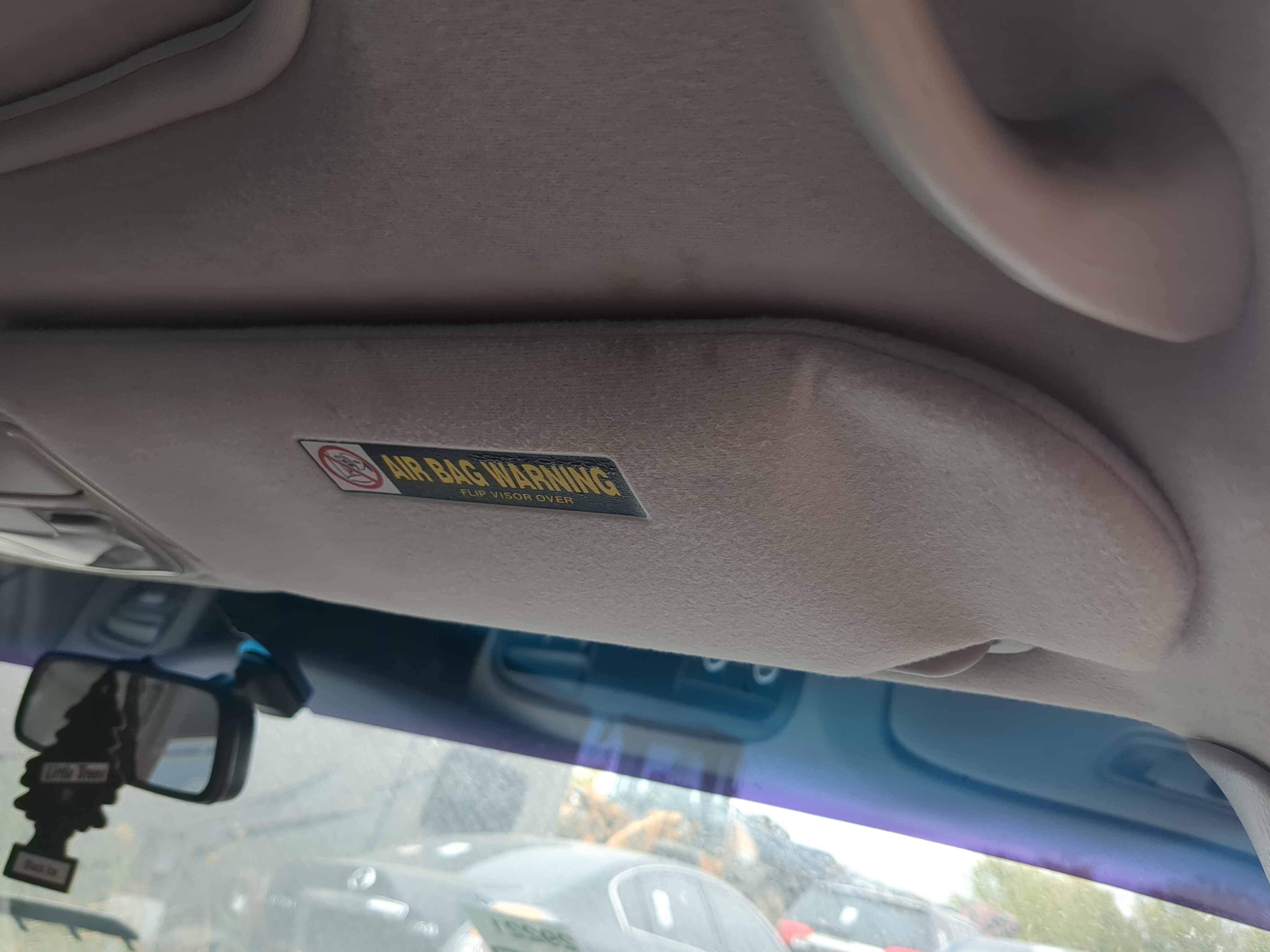 Picture of 1998-2002 Honda Accord Passenger Sun Visor Mirror Right Sunvisor 1200418