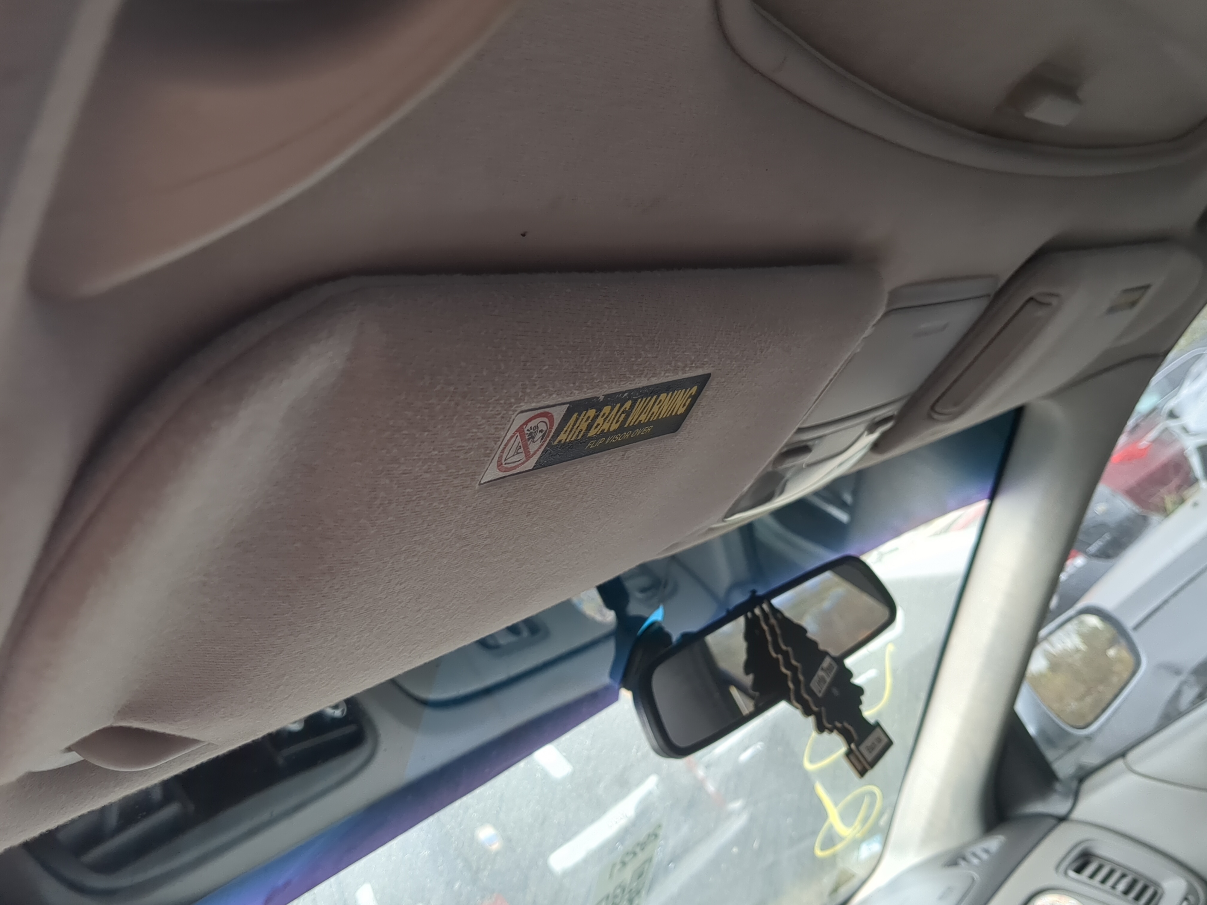 Picture of 1998-2002 Honda Accord Driver Sun Visor Mirror Left Sunvisor 1200484