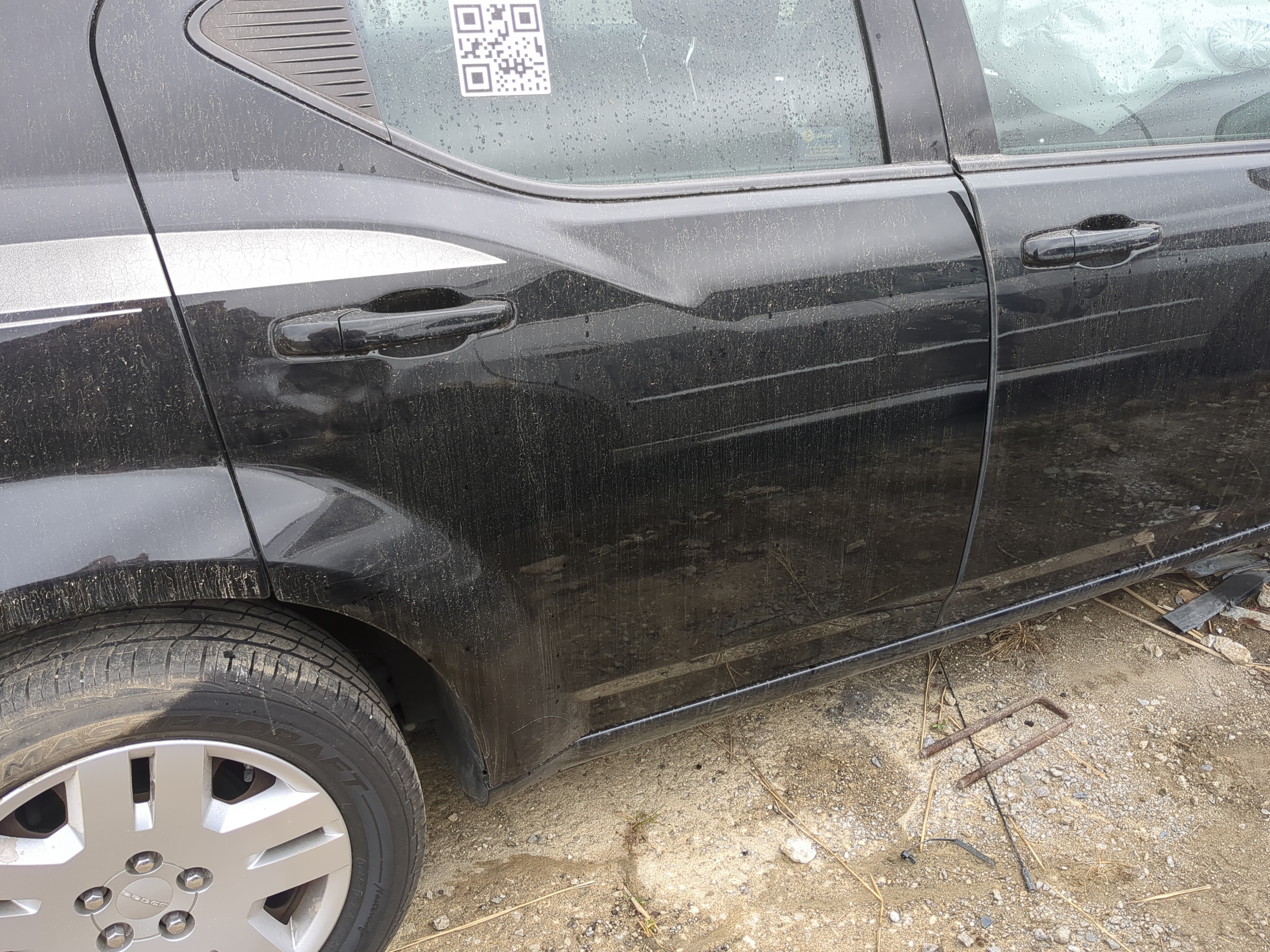 2008-2014 Dodge Avenger Passenger Rear Door Oem 1200544 - Oemusedautoparts1.com