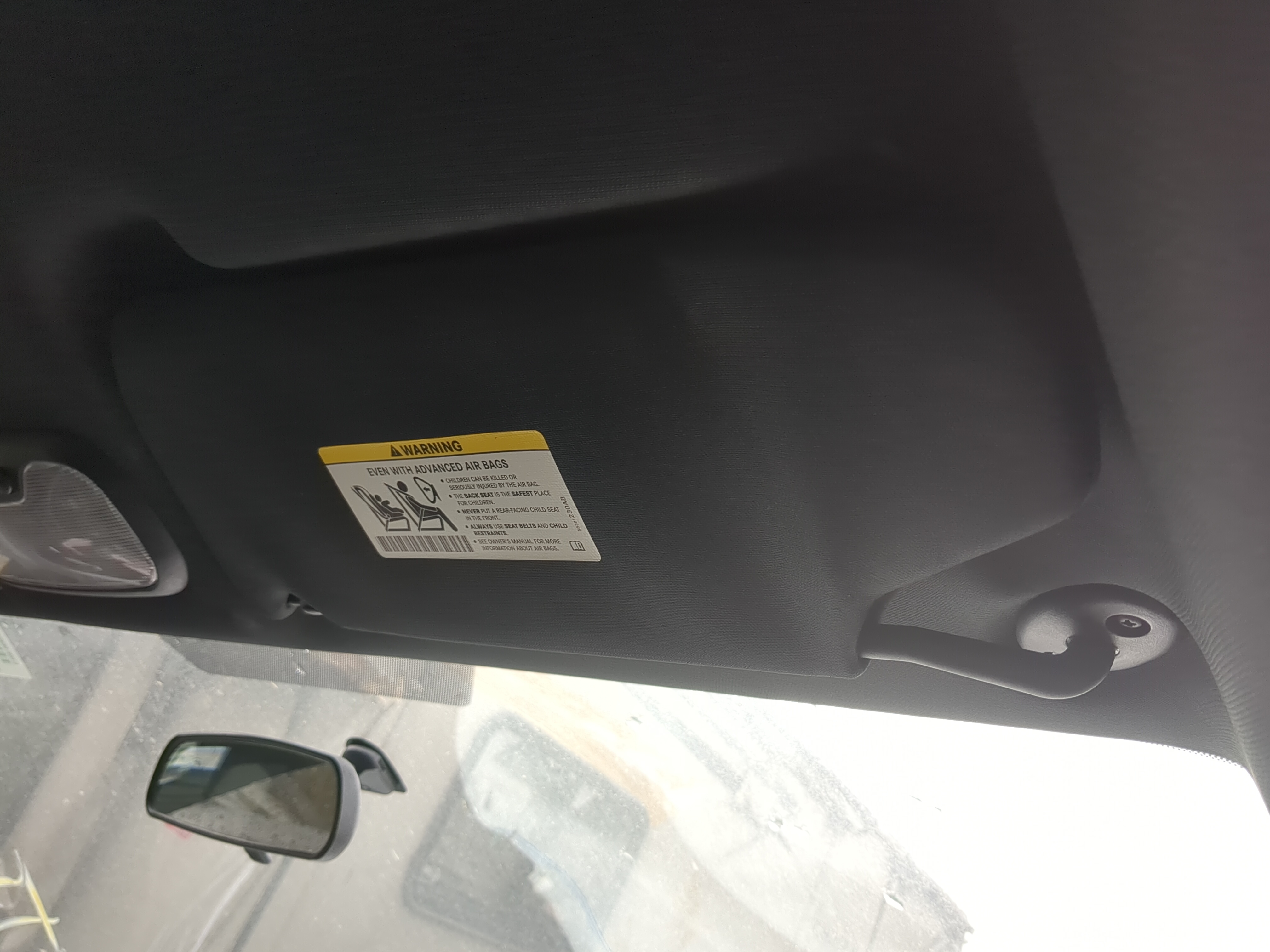 Picture of 2011-2014 Dodge Avenger Passenger Sun Visor Mirror Right Sunvisor 1200585