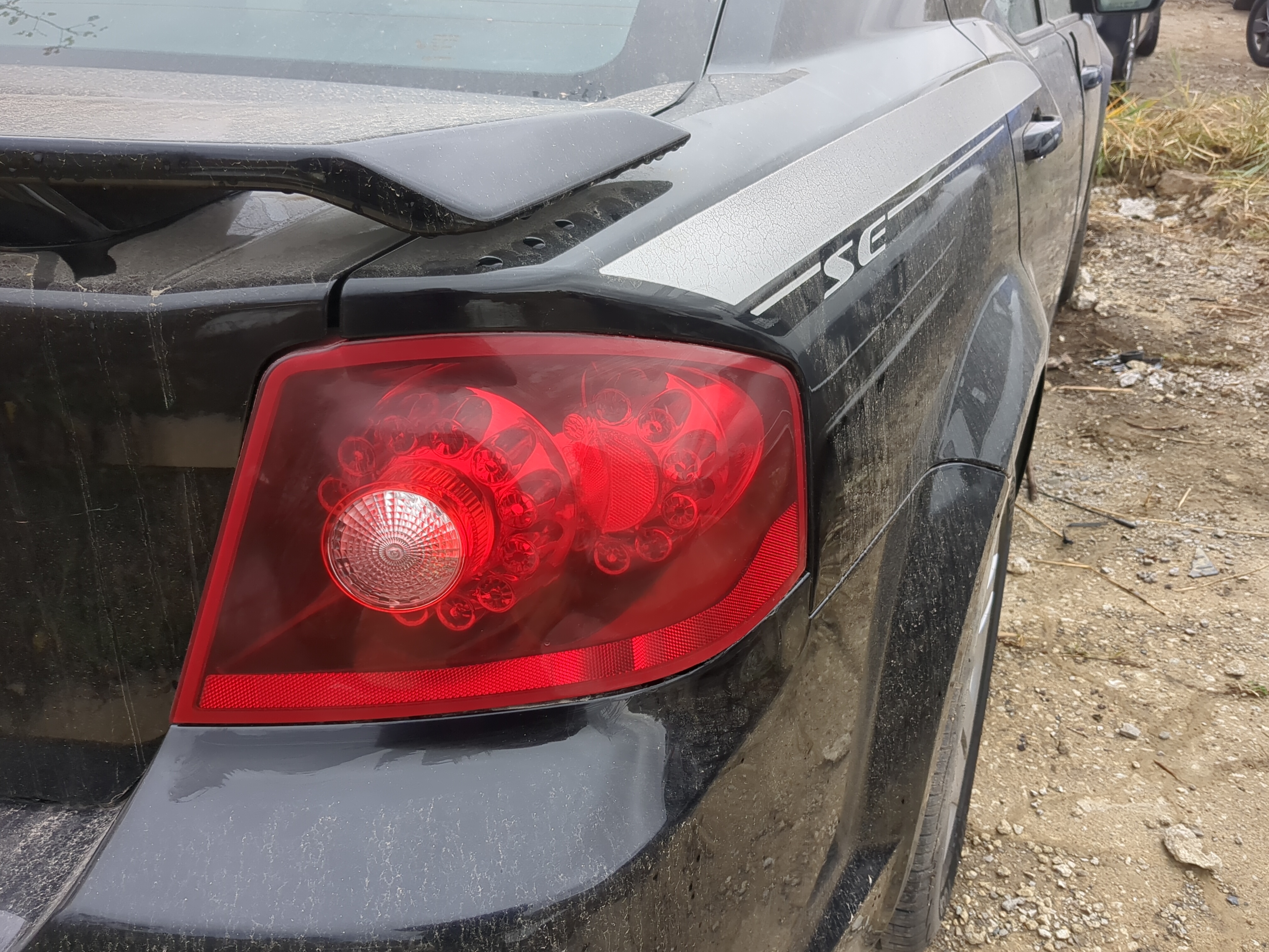 Picture of 2011-2014 Dodge Avenger Passenger Right Side Tail Light Taillight Oem 1200622