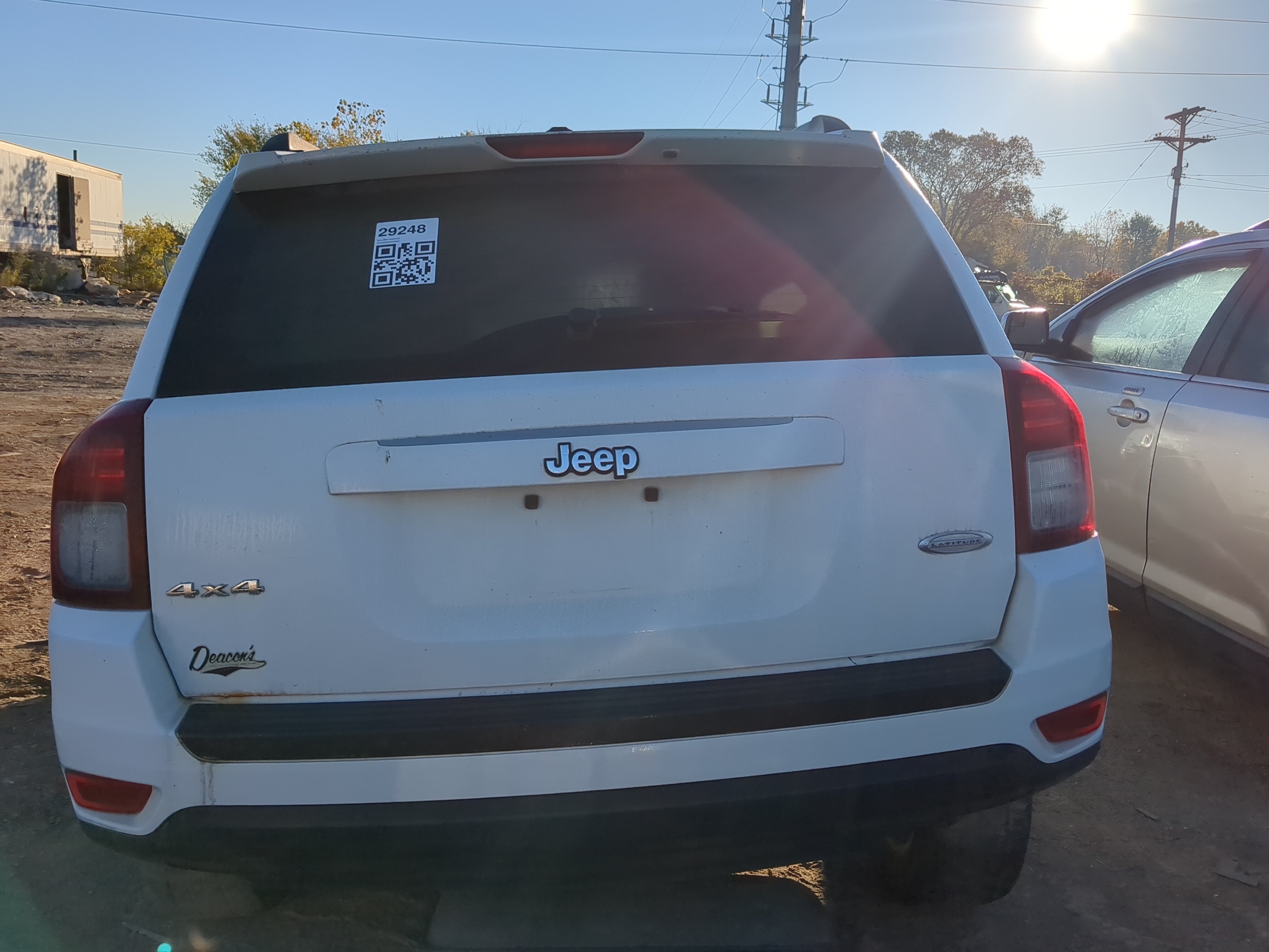 2007-2017 Jeep Compass Trunk/decklid/hatch/tailgate Oem 1201541 - Oemusedautoparts1.com