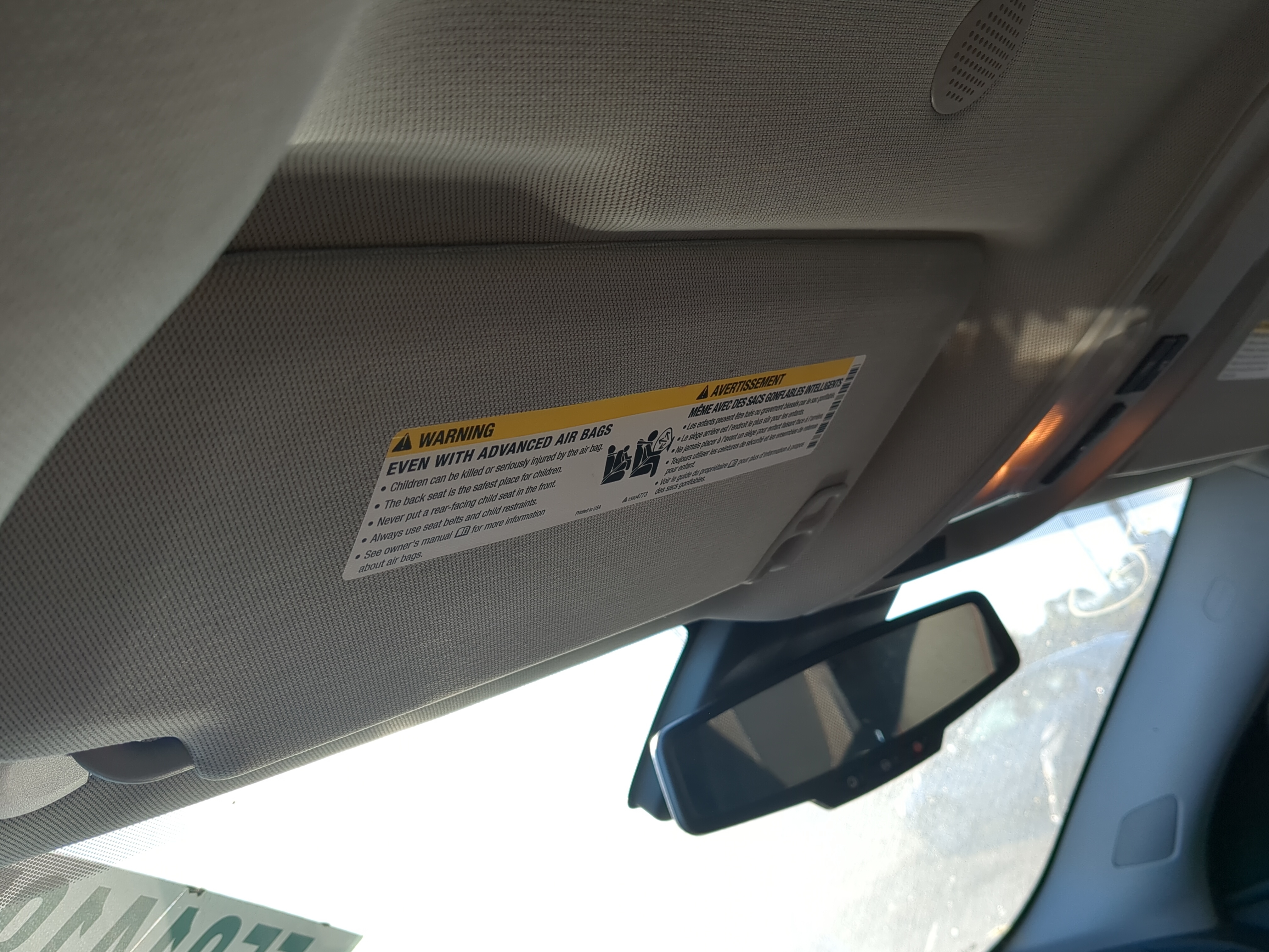 Picture of 2010-2017 Gmc Terrain Driver Sun Visor Mirror Left Sunvisor 1201646