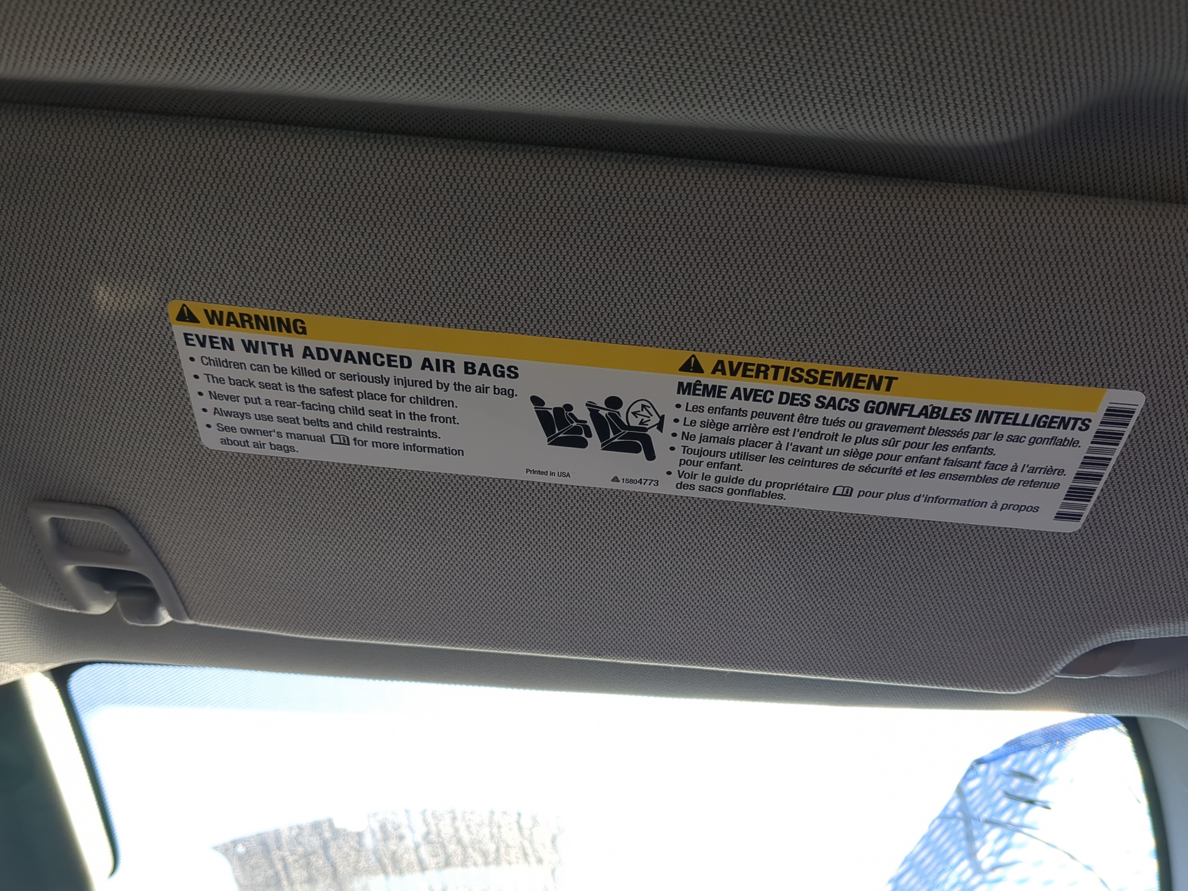 Picture of 2010-2017 Gmc Terrain Passenger Sun Visor Mirror Right Sunvisor 1201647