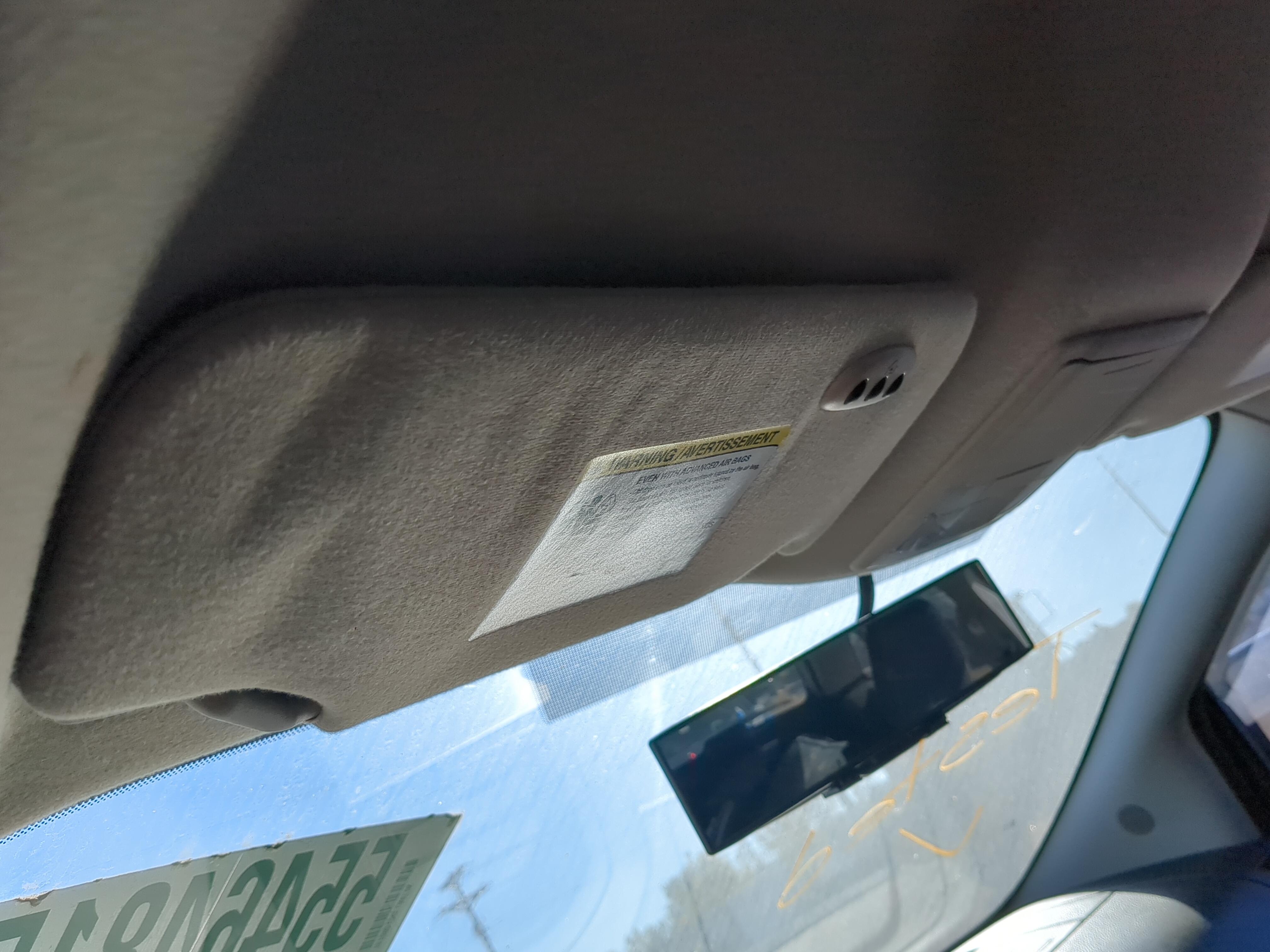 Picture of 2007-2010 Ford Edge Driver Sun Visor Mirror Left Sunvisor 1201737