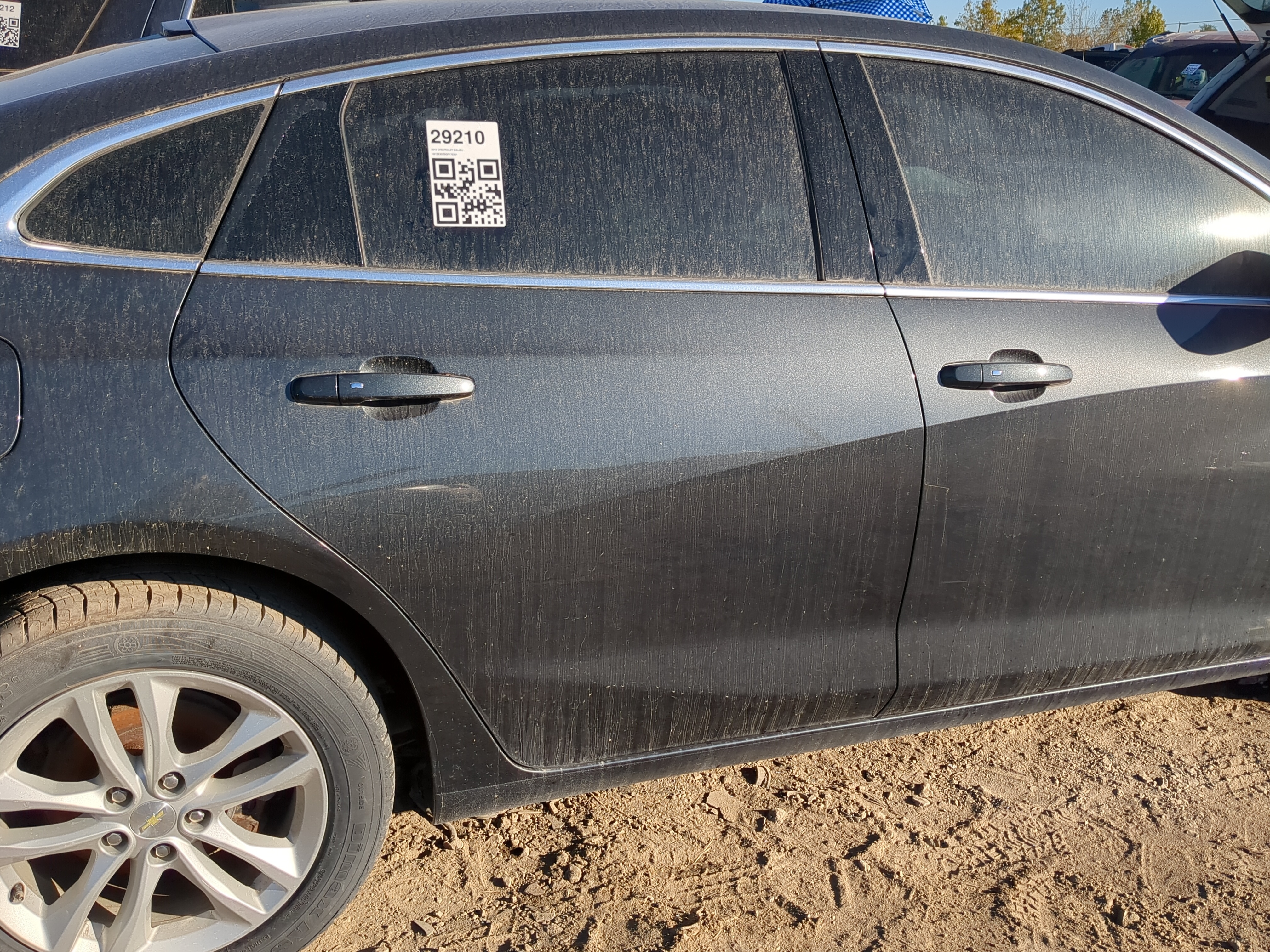 2016-2021 Chevrolet Malibu Passenger Rear Door Oem 1201969 - Oemusedautoparts1.com