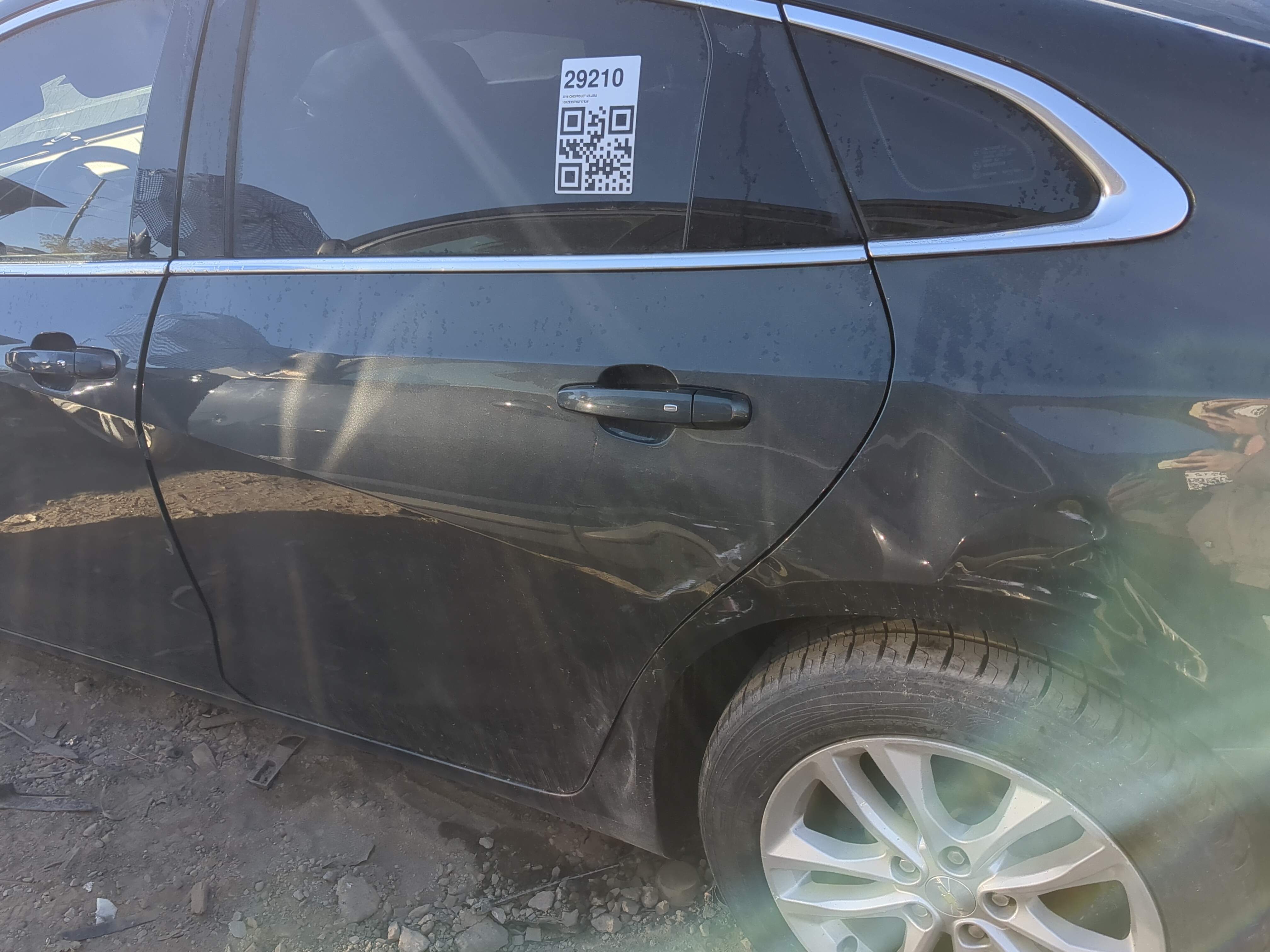 2016-2021 Chevrolet Malibu Driver Rear Door Oem 1202073 - Oemusedautoparts1.com