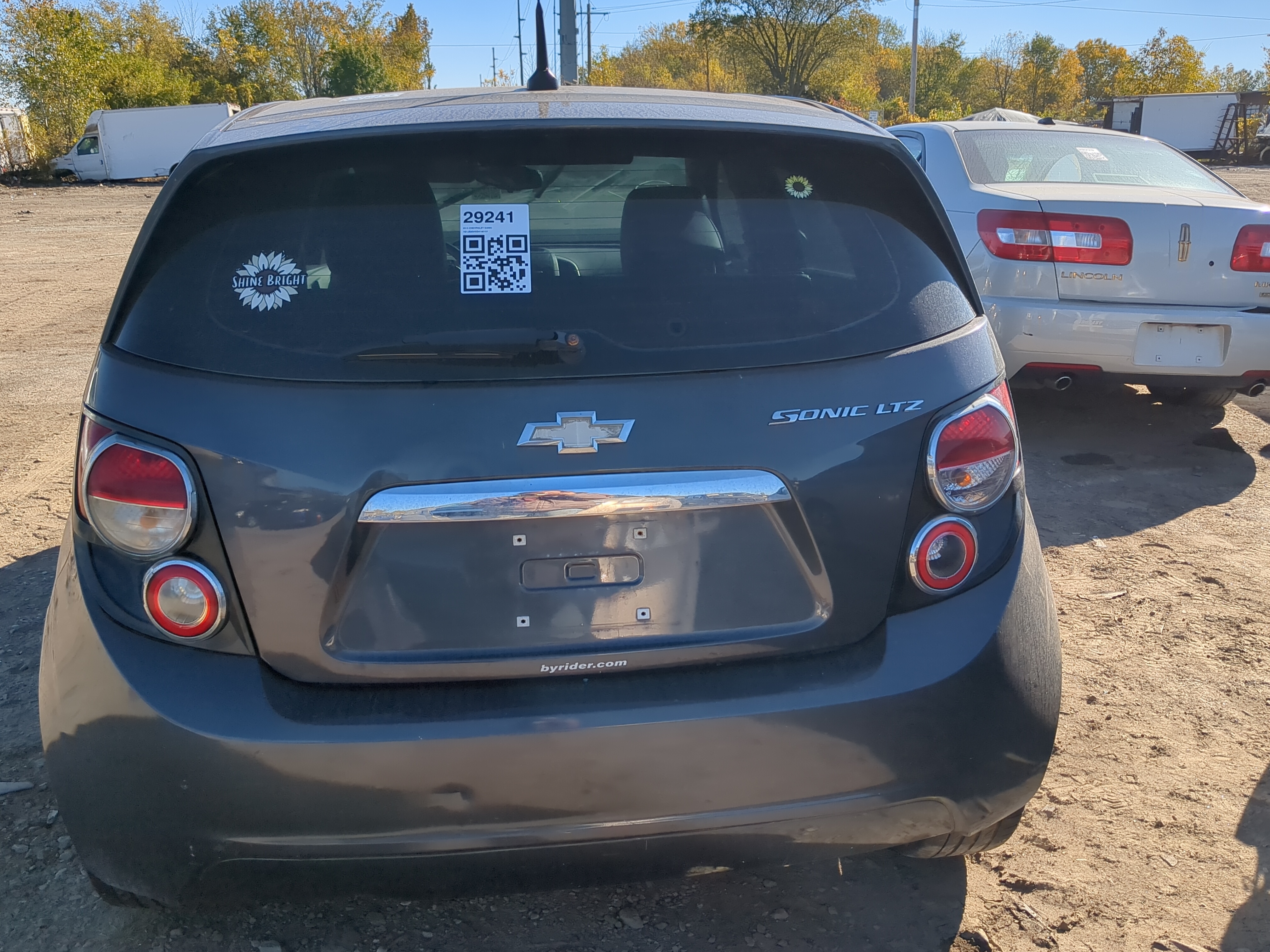 2012-2018 Chevrolet Sonic Trunk/decklid/hatch/tailgate Oem 1202219 - Oemusedautoparts1.com