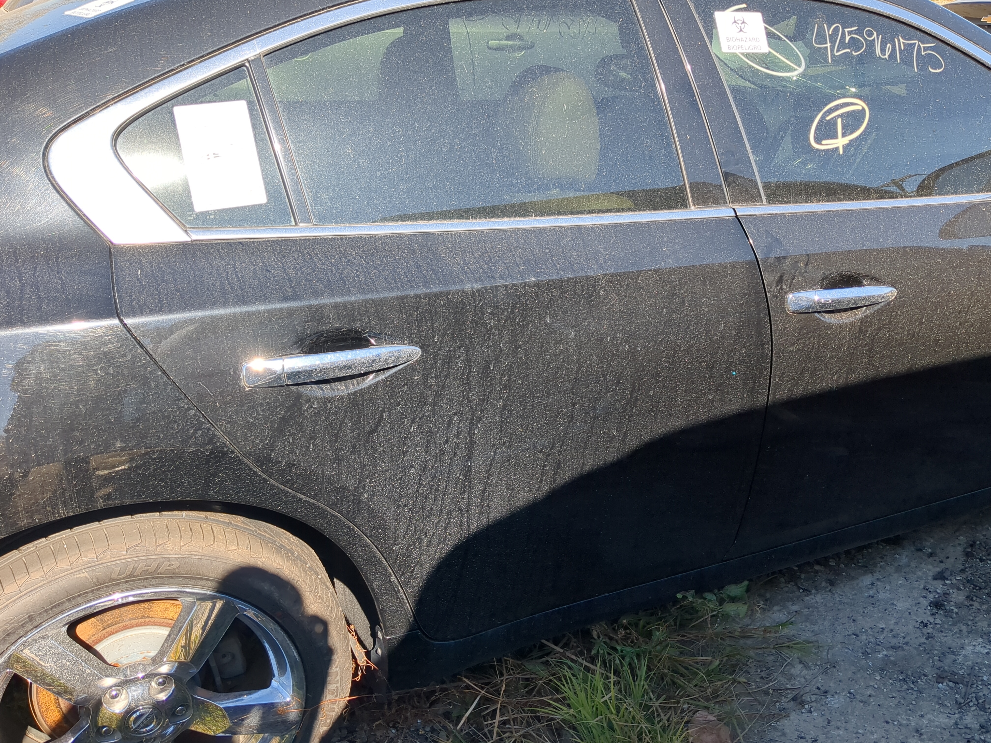 2009-2011 Nissan Maxima Passenger Rear Door Oem 1202647 - Oemusedautoparts1.com