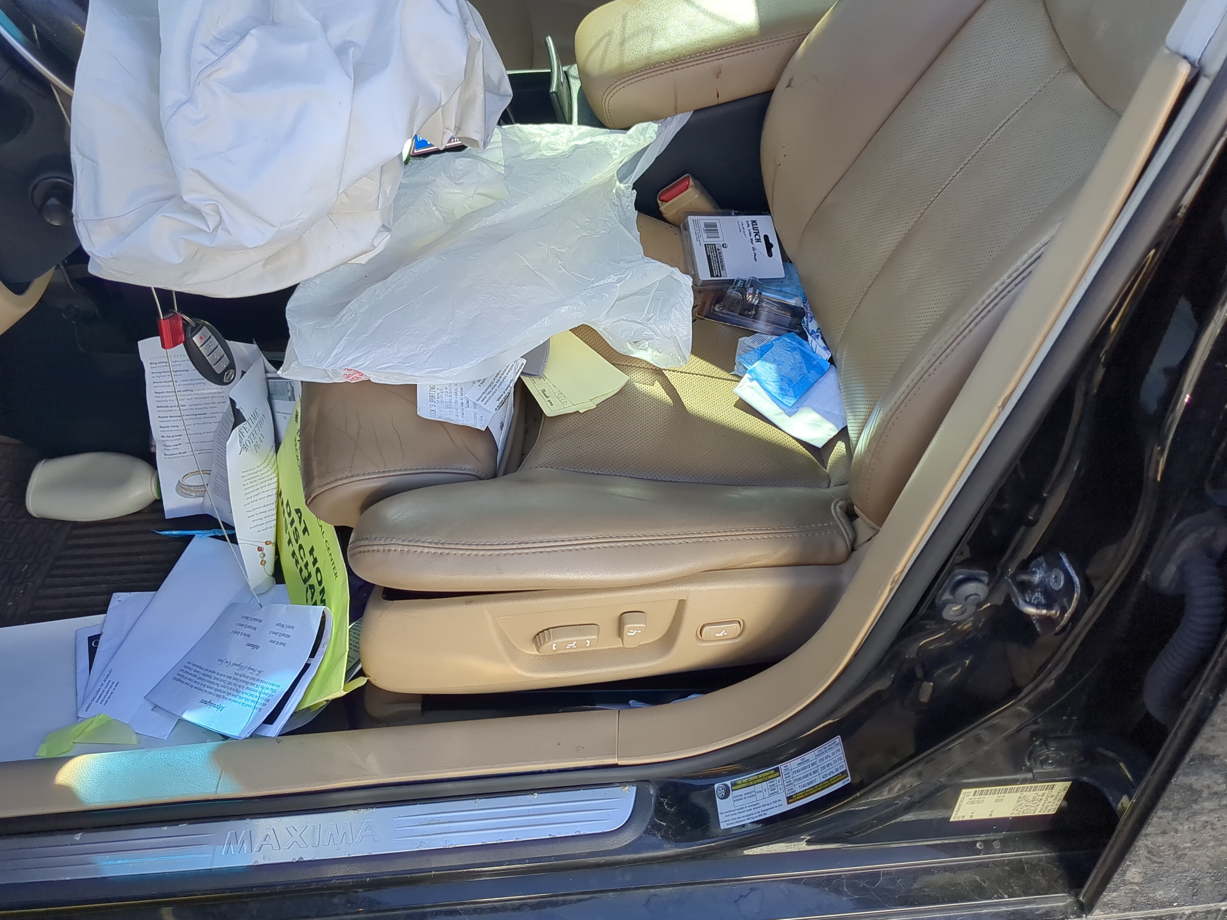 Picture of 2009-2014 Nissan Maxima Driver Front Seat Oem 1202696