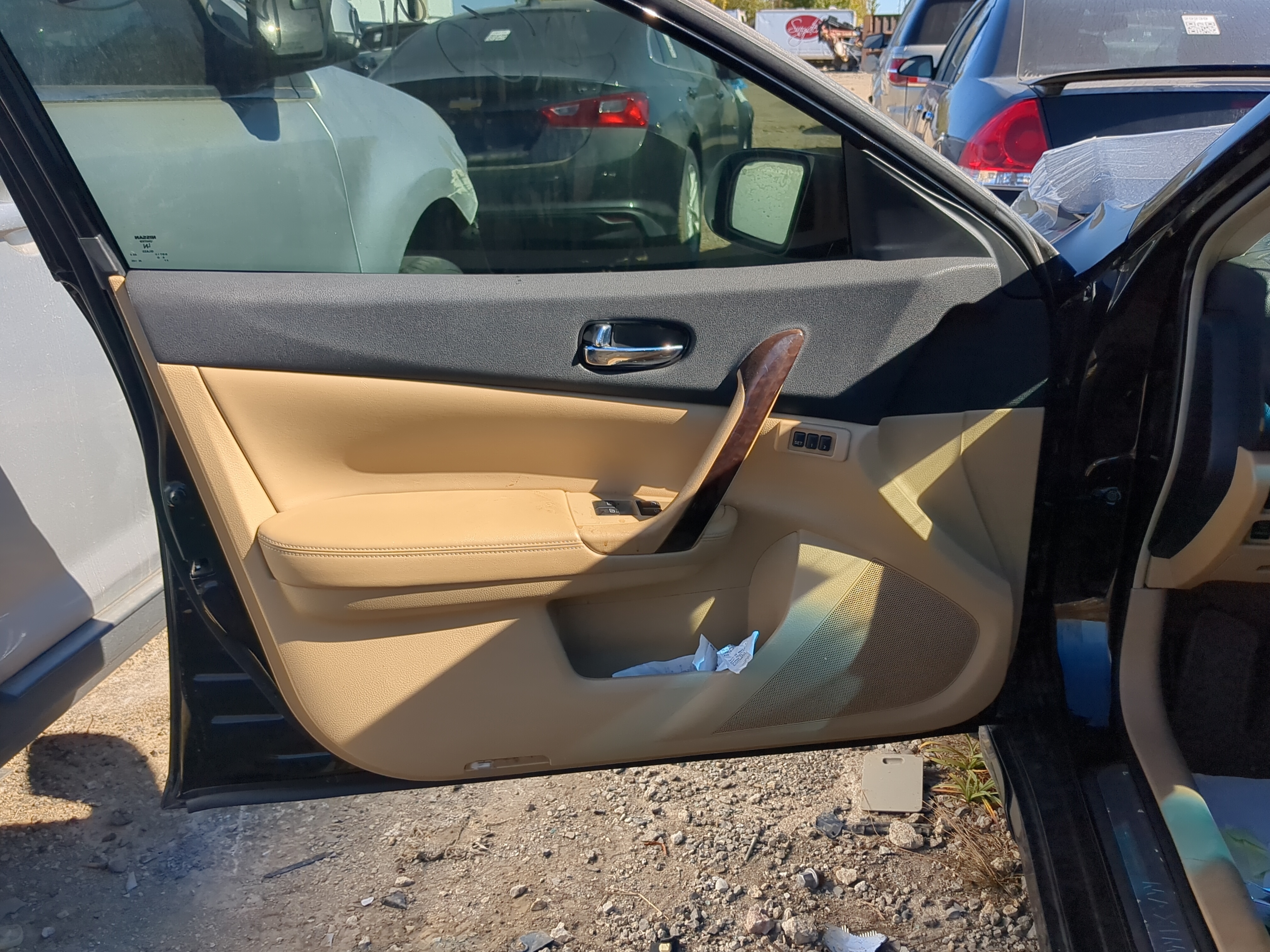 Picture of 2010 Nissan Maxima Front Left Driver Interior Door Panel Trim 1202737