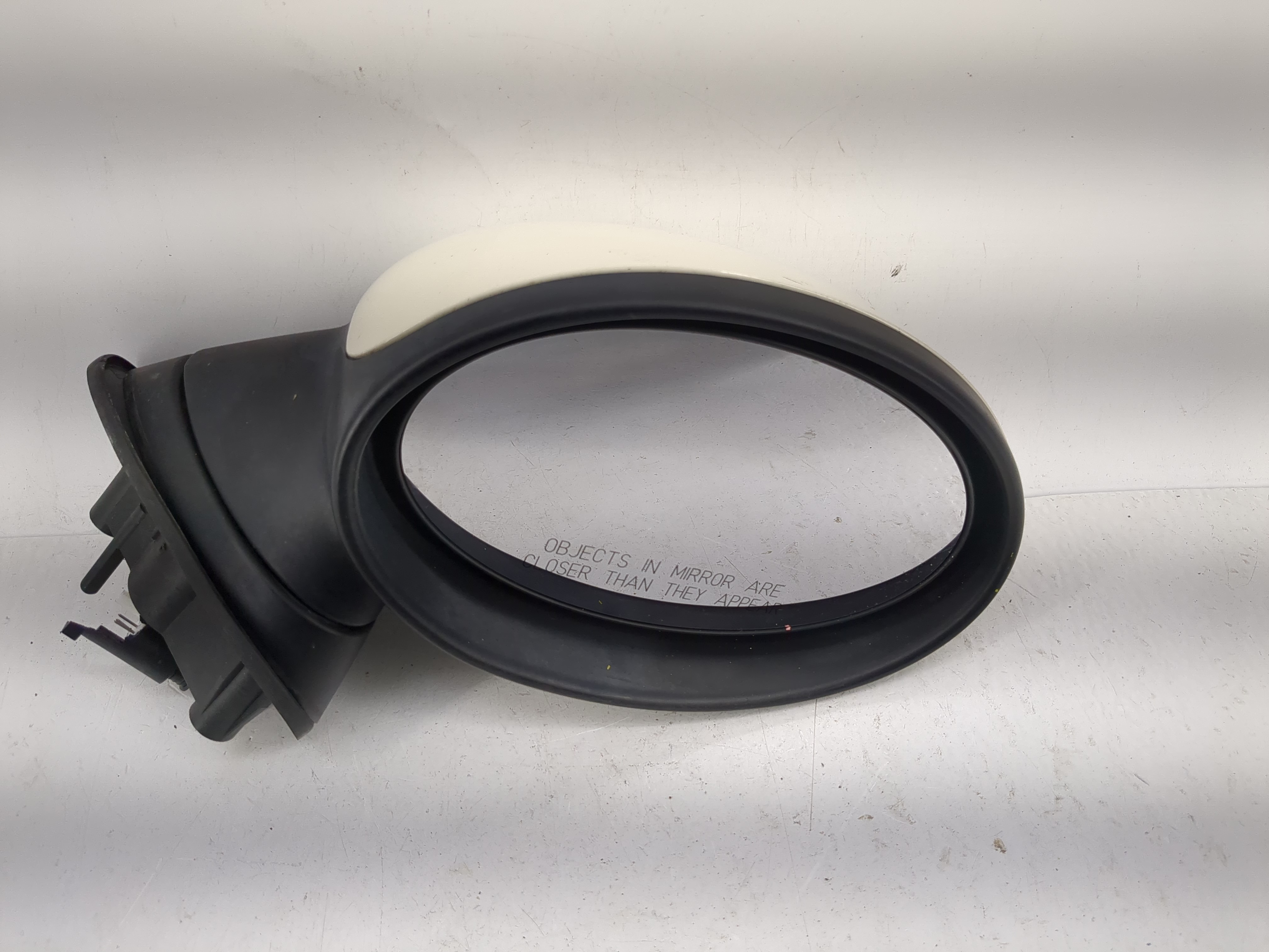 2007 Mini Cooper Passenger Right Side View Power Door Mirror White 1202764 - Oemusedautoparts1.com