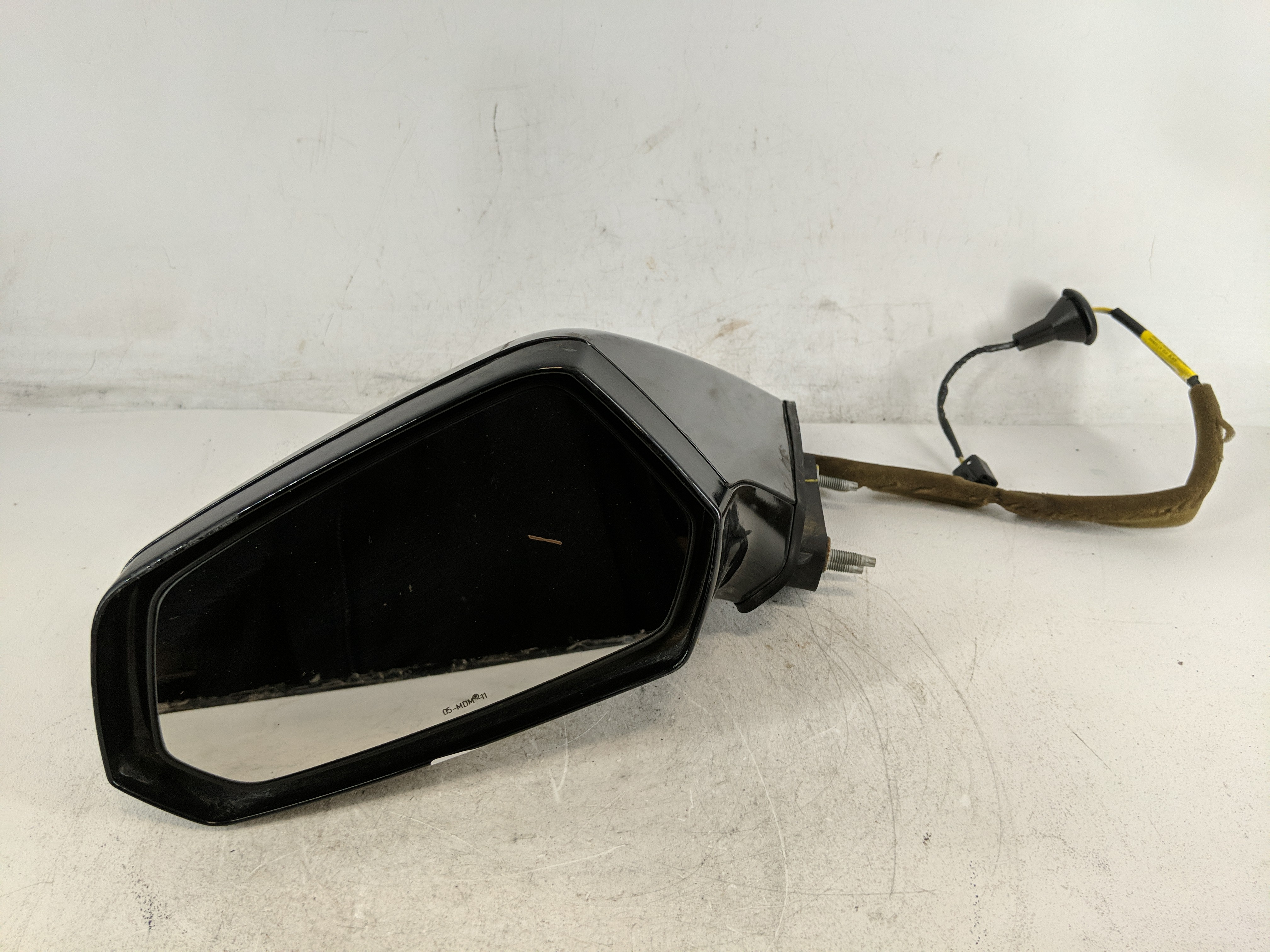 2010-2015 Chevrolet Camaro Driver Left Side View Power Door Mirror Black 1202769 - Oemusedautoparts1.com