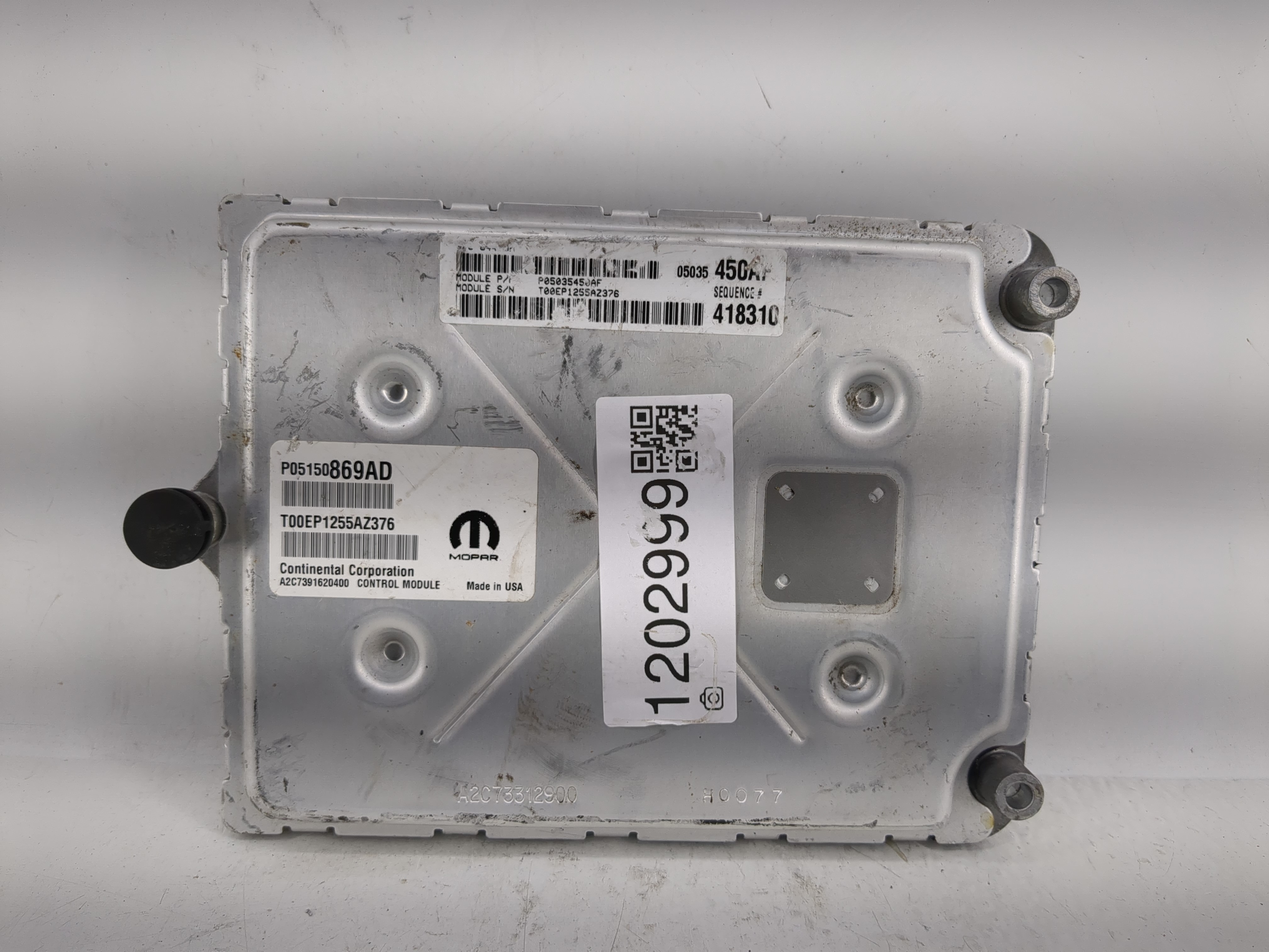 2015-2015 Dodge Challenger Engine Control Computer Ecu Pcm Ecm Pcu Oem 1202999 - Oemusedautoparts1.com