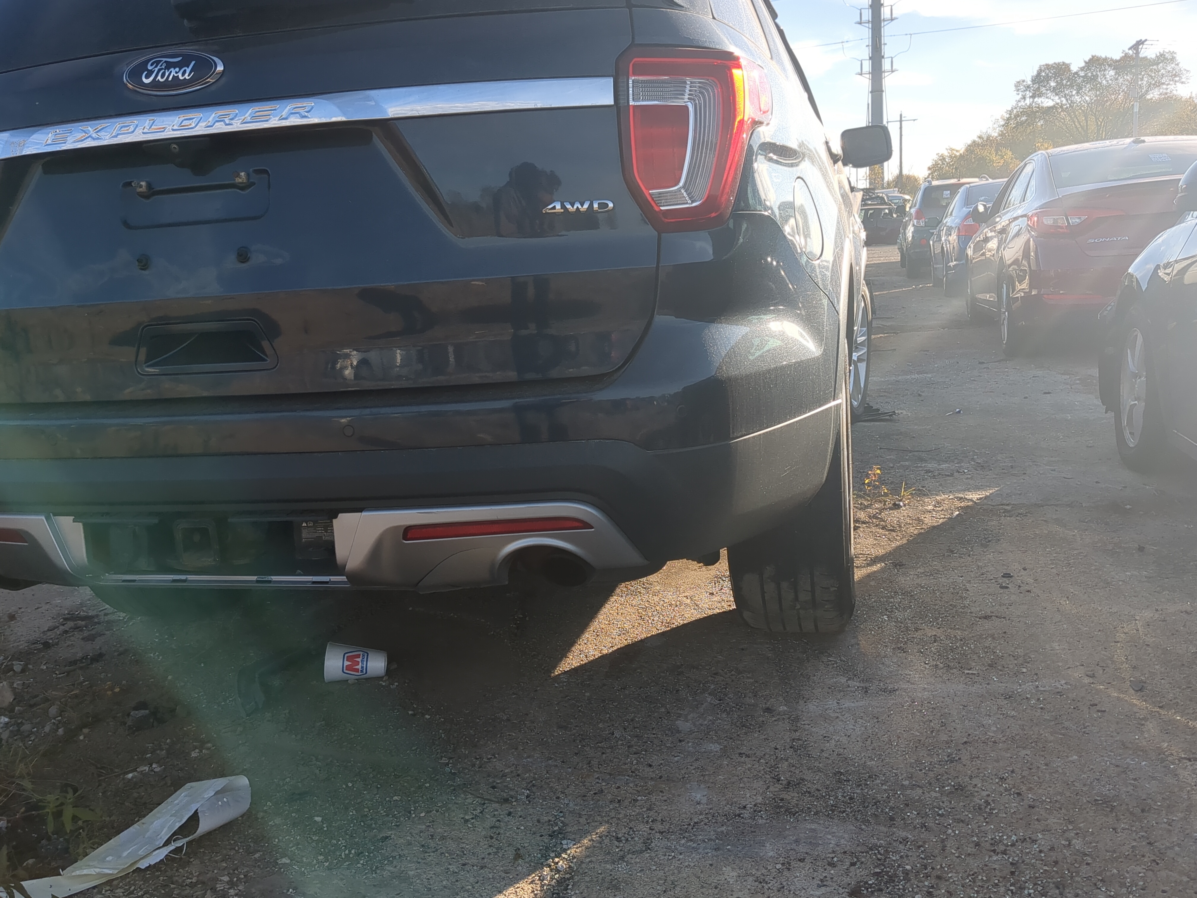 2017 Ford Explorer Rear Bumper Assembly Oem 1203309 - Oemusedautoparts1.com