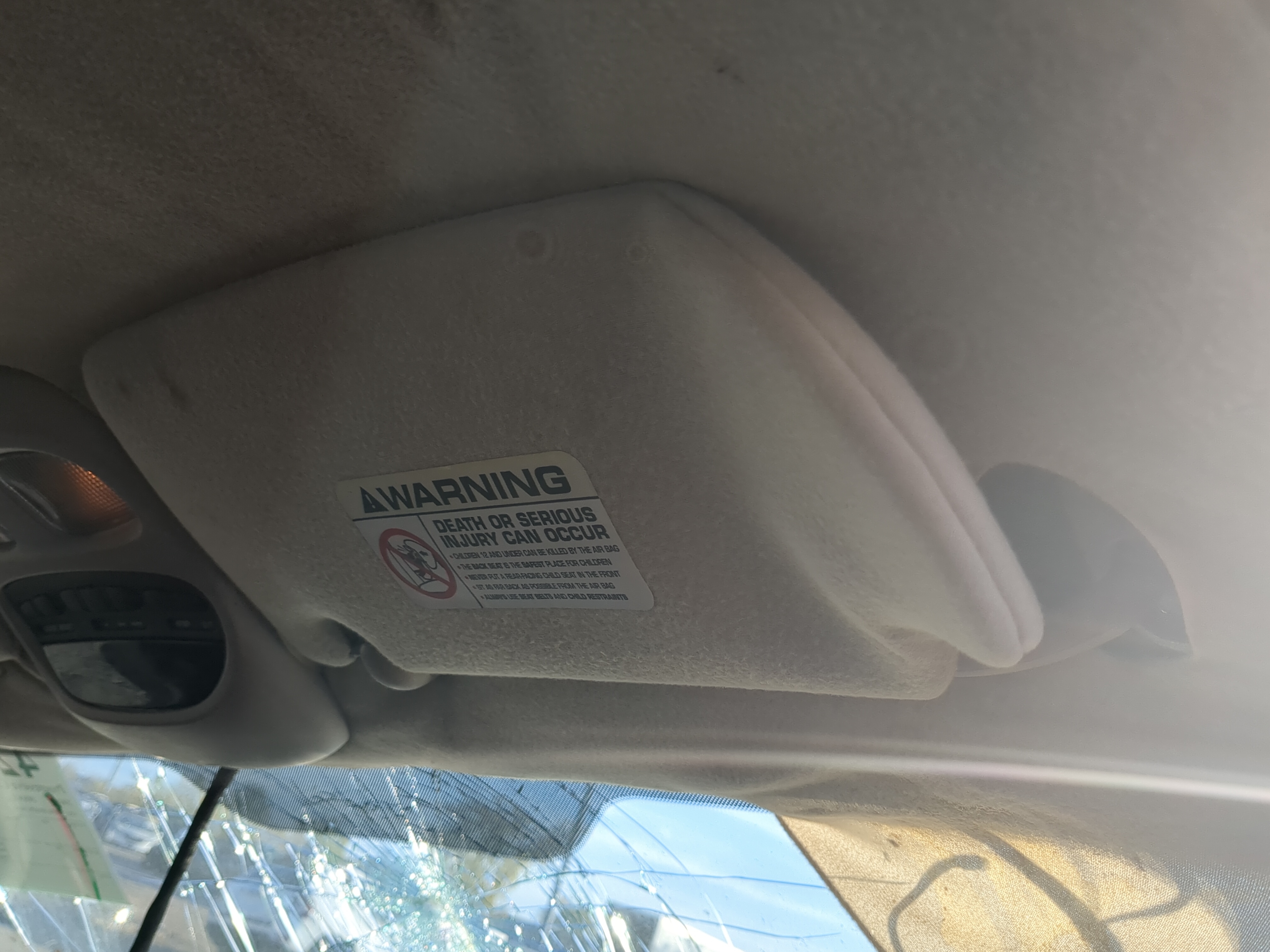 Picture of 2003-2003 Dodge Dakota Passenger Sun Visor Mirror Right Sunvisor 1203465