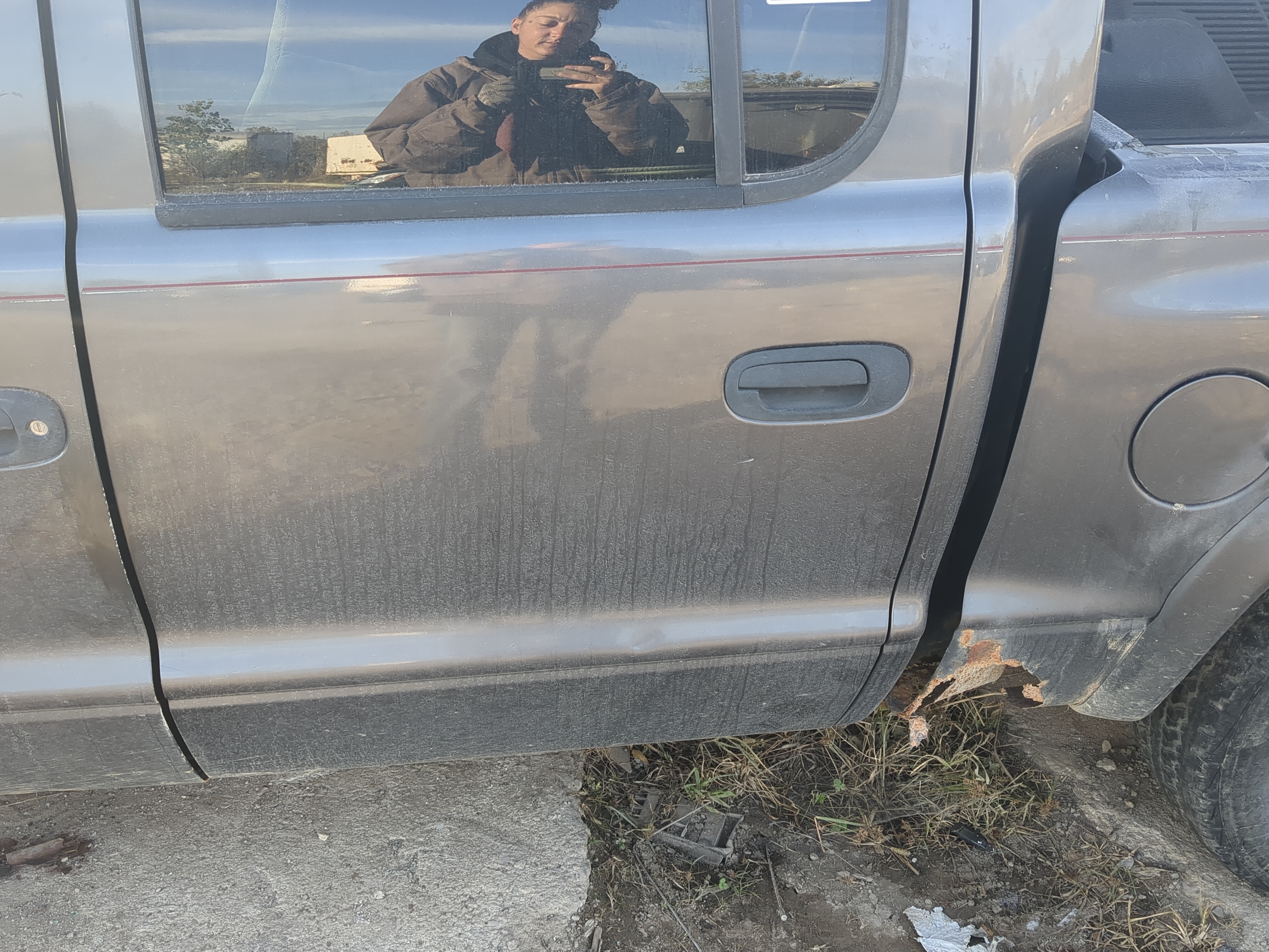 2000-2004 Dodge Dakota Driver Rear Door Oem 1203508 - Oemusedautoparts1.com