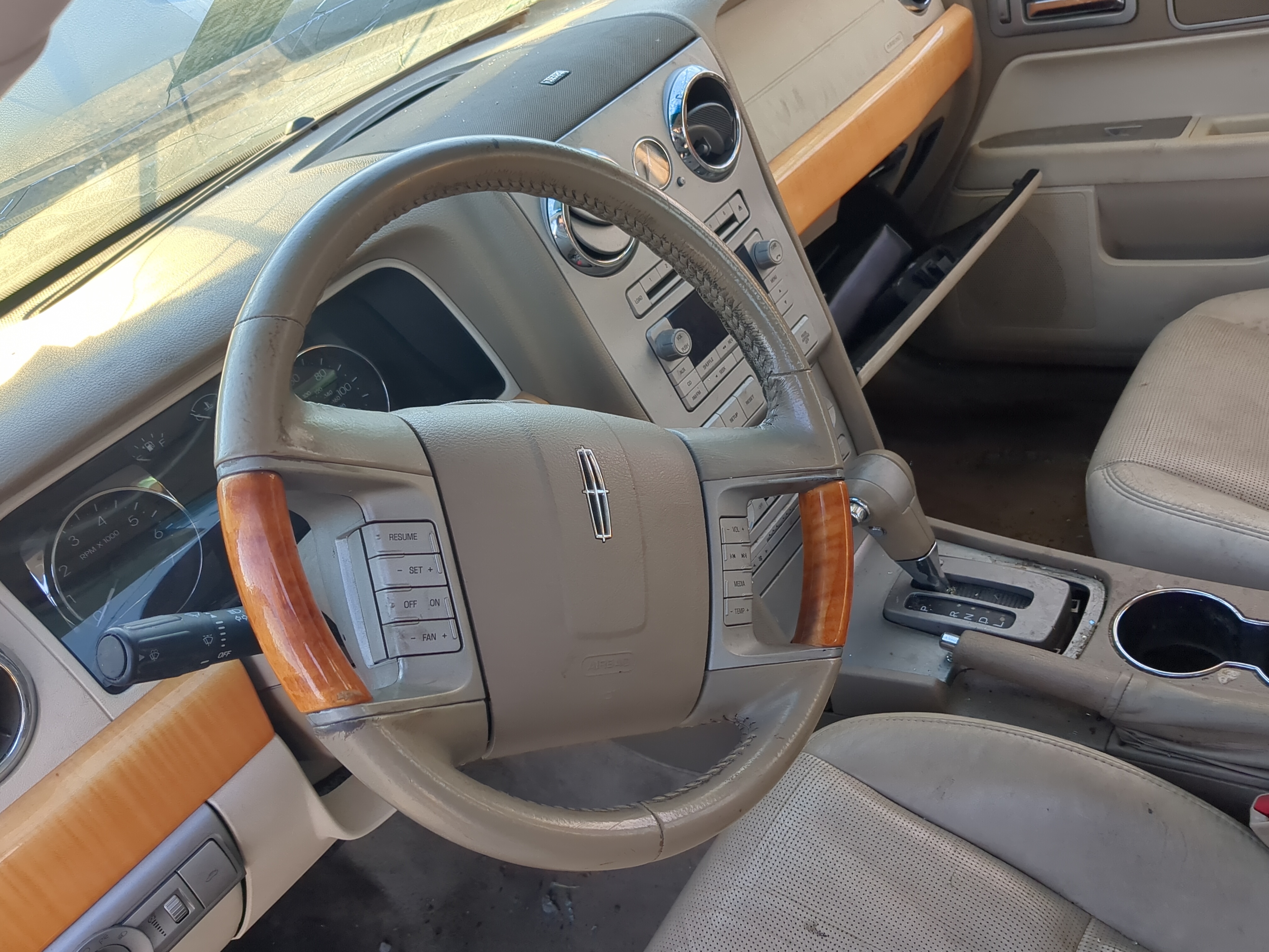 2007-2009 Lincoln Mkz Air Bag Driver Left Steering Wheel Mounted 1203753 - Oemusedautoparts1.com