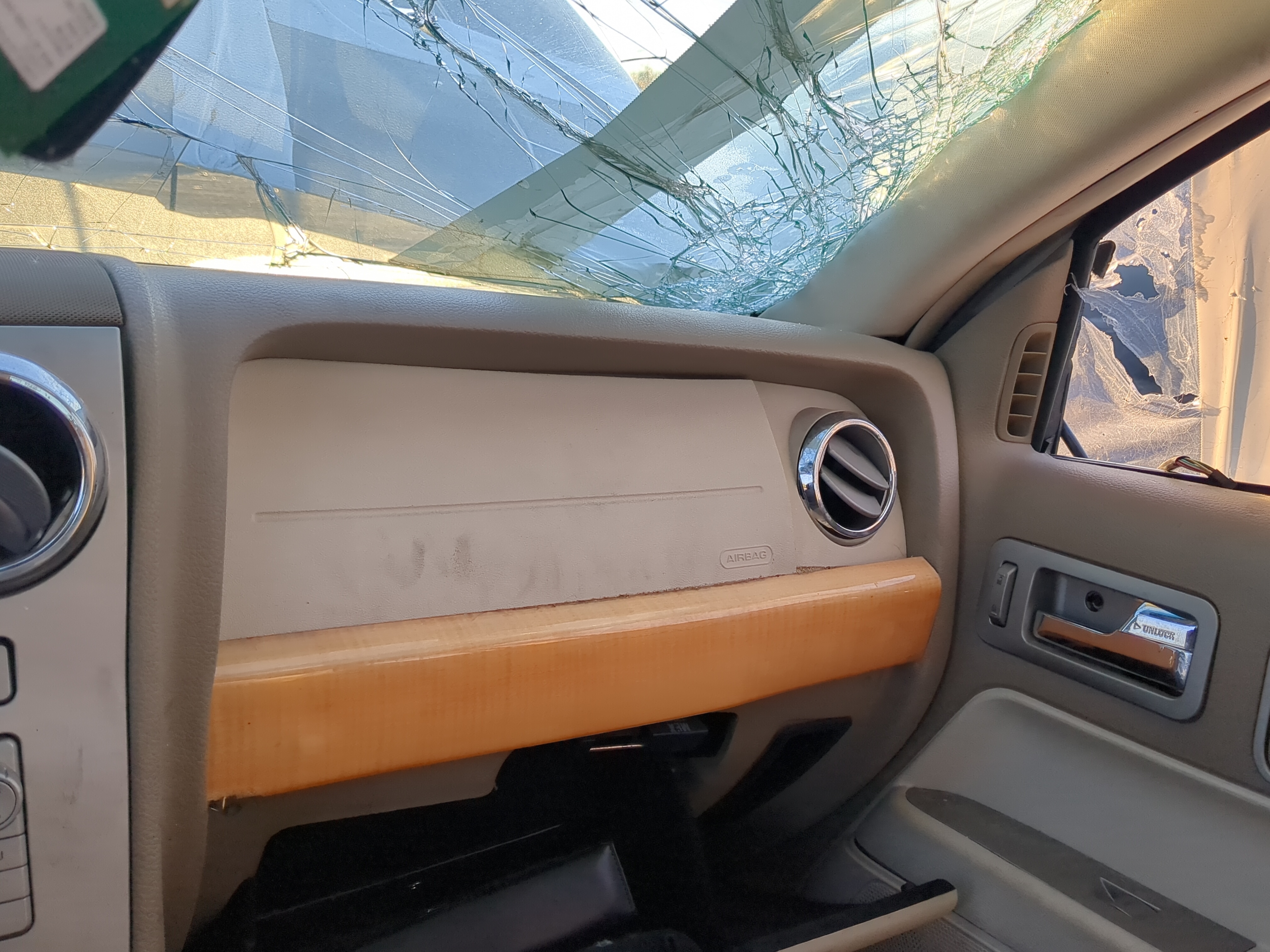 2007-2009 Lincoln Mkz Air Bag Passenger Right Dashboard Oem 1203755 - Oemusedautoparts1.com