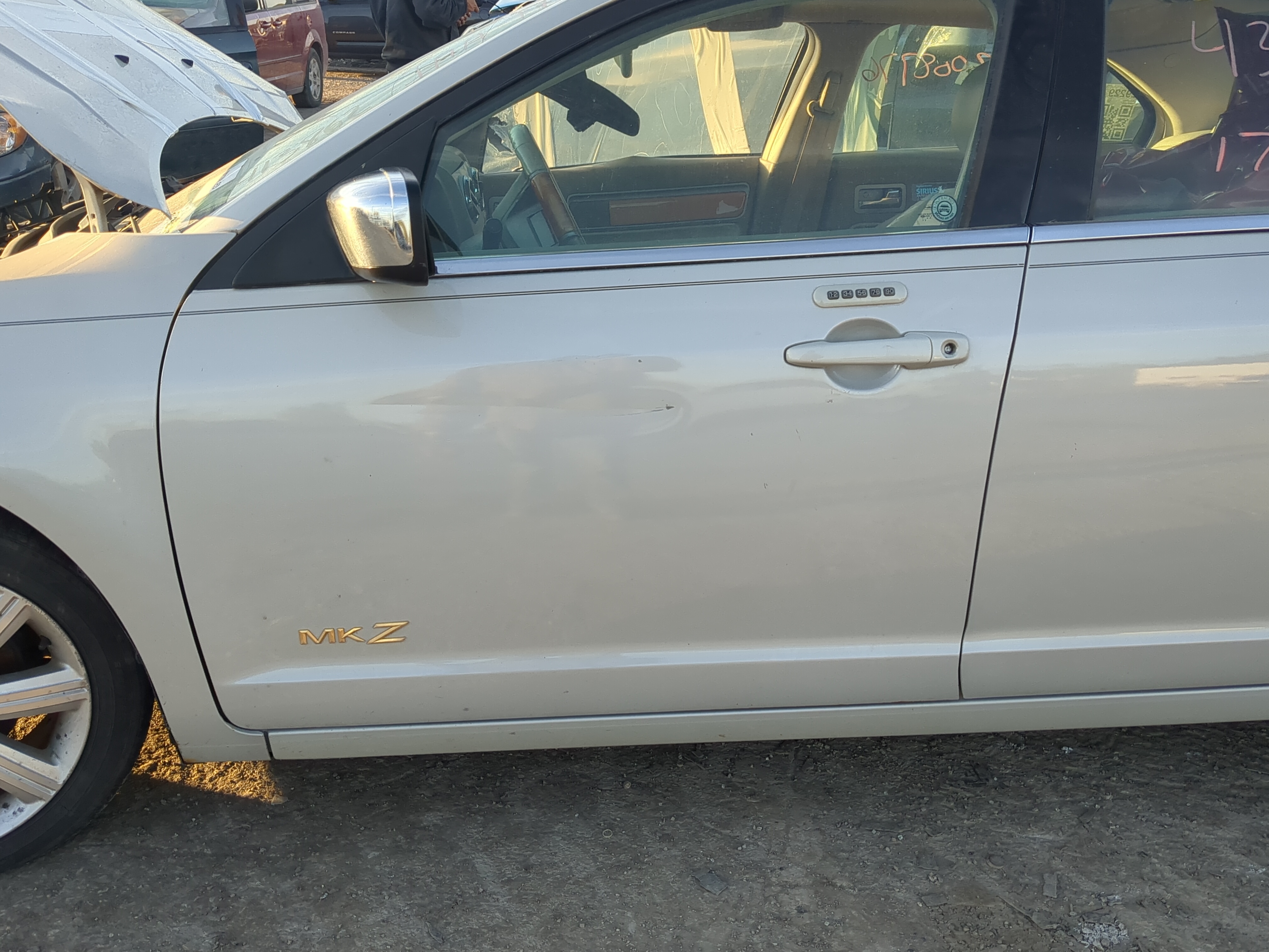 2007-2012 Lincoln Mkz Driver Front Door Oem 1203770 - Oemusedautoparts1.com