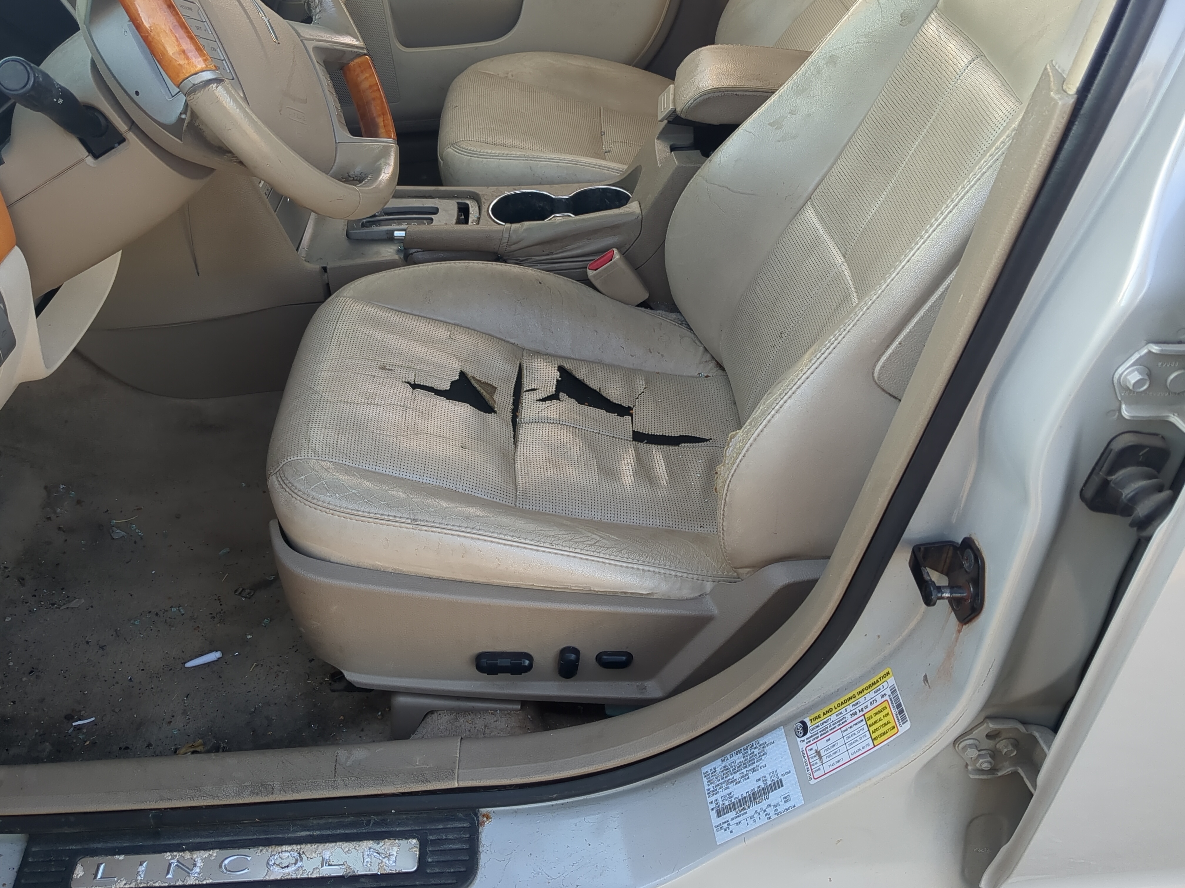 Picture of 2007-2007 Lincoln Mkz Driver Front Seat Oem 1203803