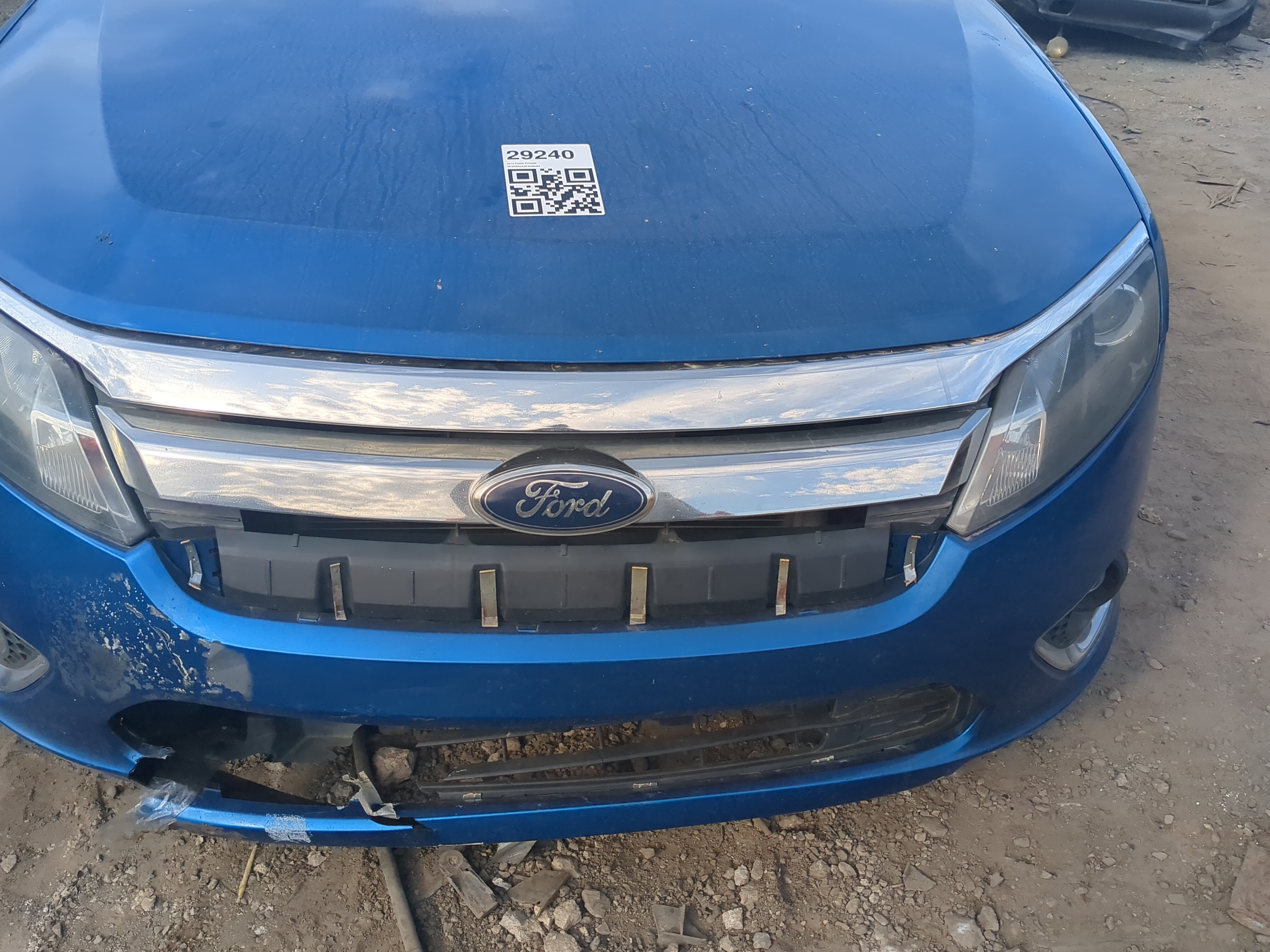 2010-2012 Ford Fusion Front Grille Bumper Not Included 1204039 - Oemusedautoparts1.com
