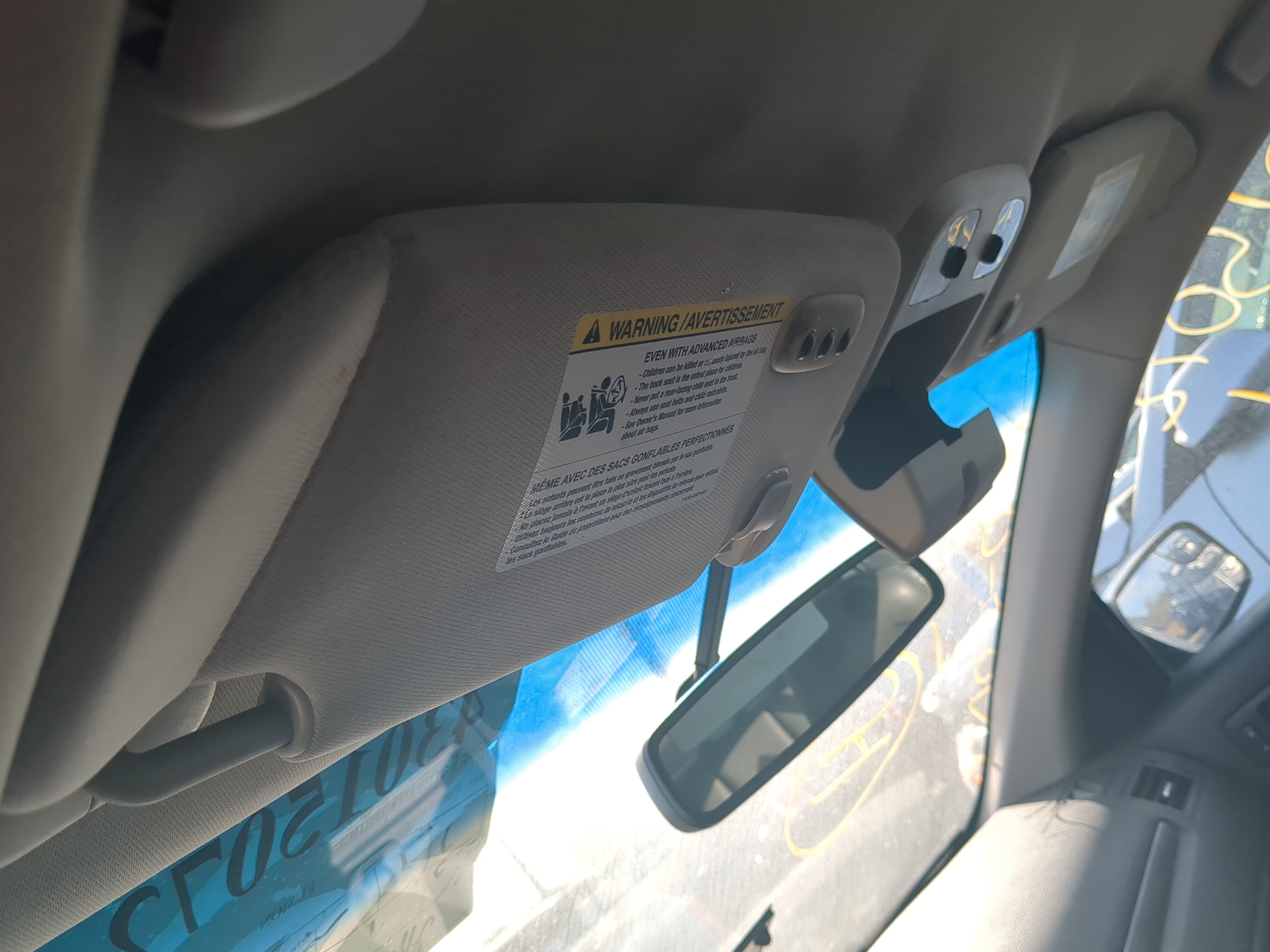Picture of 2010-2012 Ford Fusion Driver Sun Visor Mirror Left Sunvisor 1204079