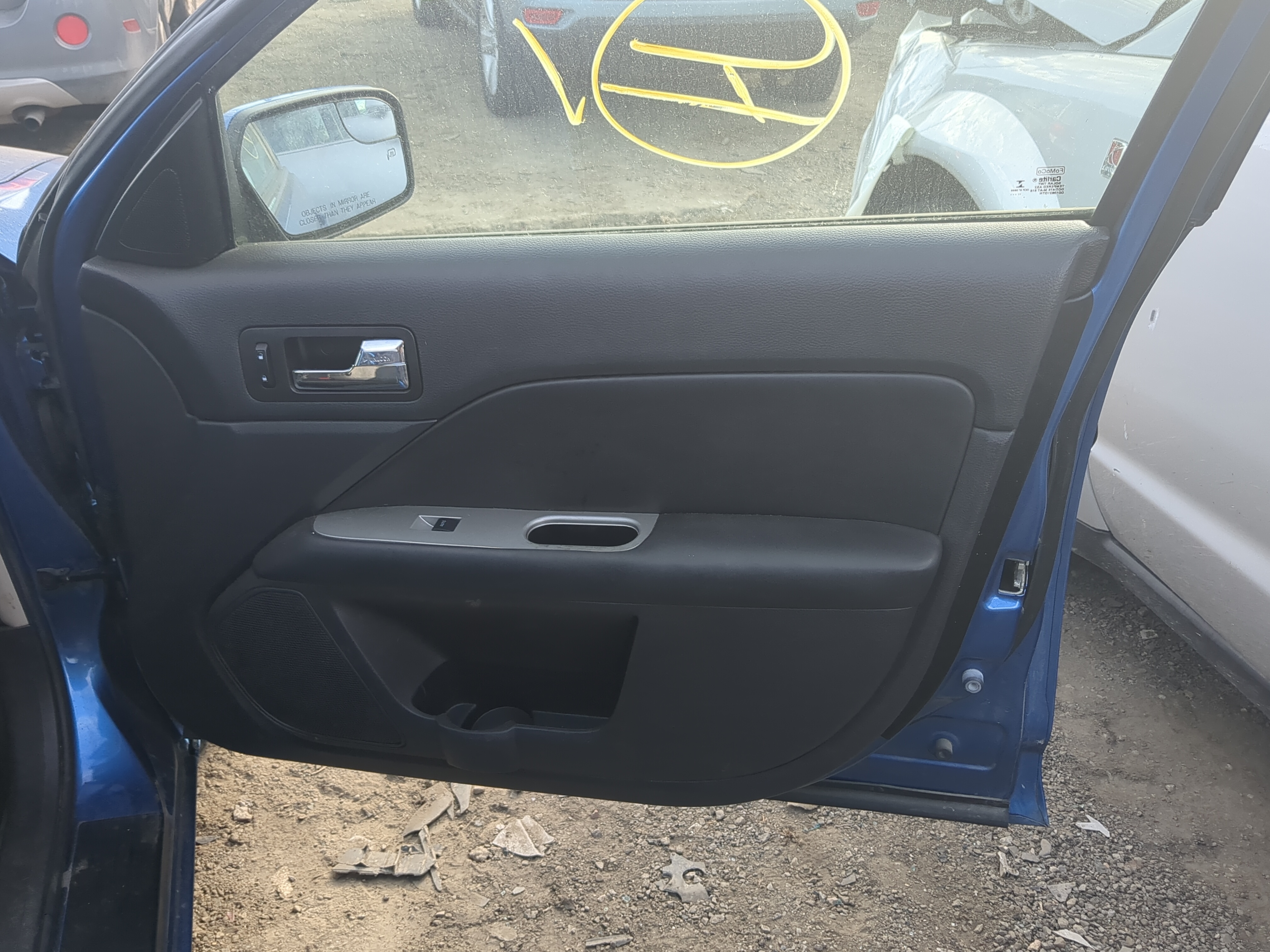 Picture of 2012 Ford Fusion Front Right Passenger Interior Door Panel Trim 1204186