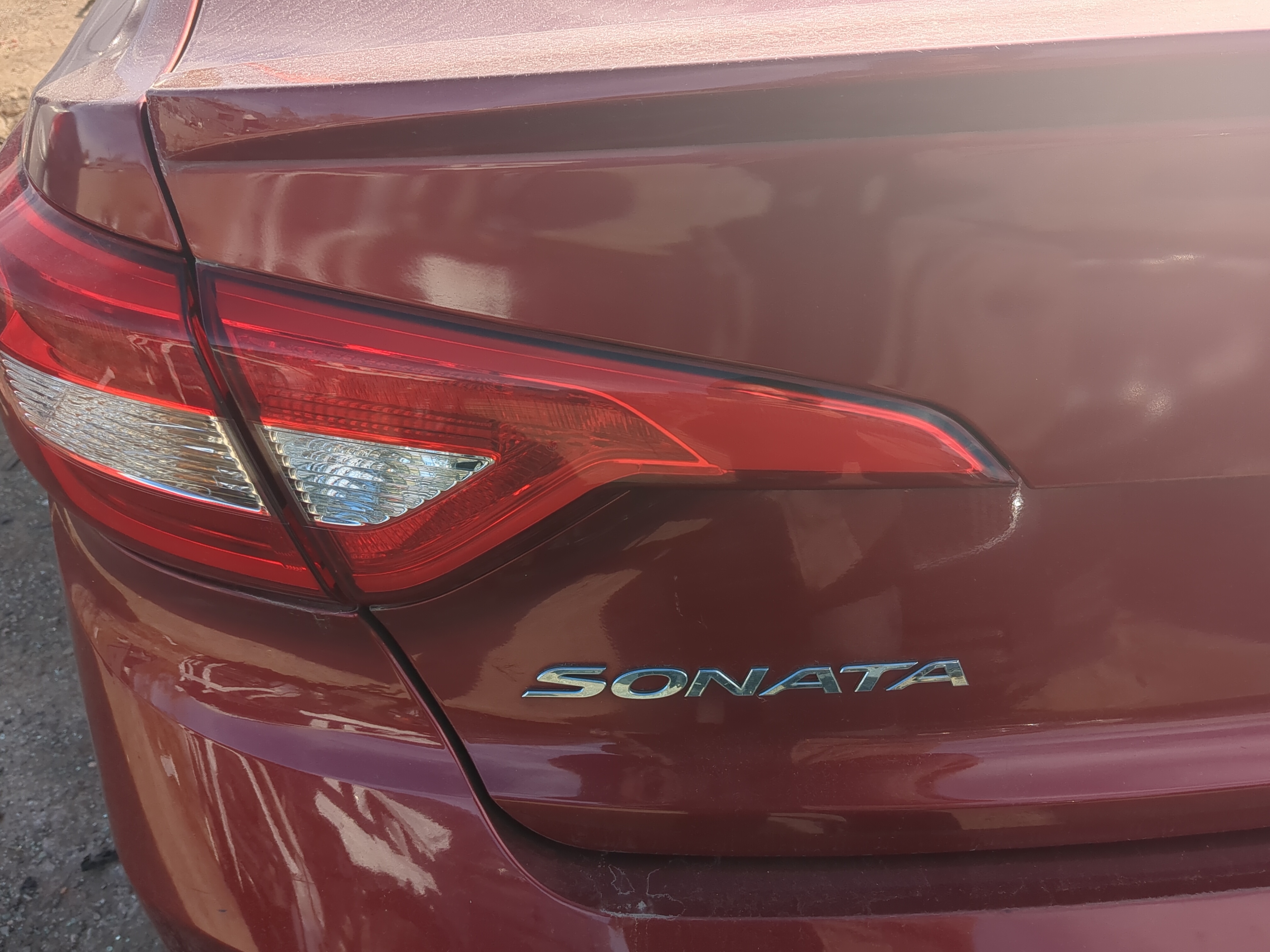 Picture of Tail Lights 2016 HYUNDAI SONATA