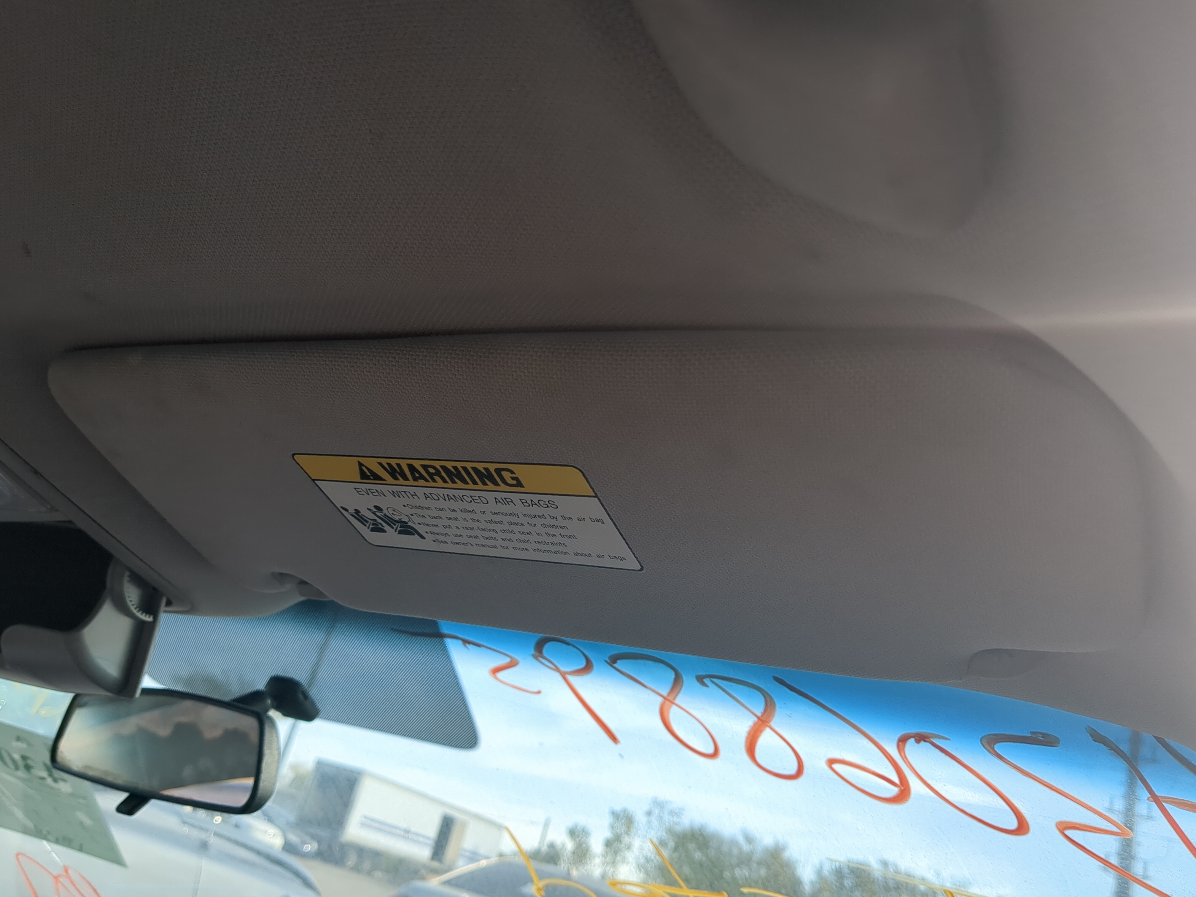 Picture of 2015-2019 Hyundai Sonata Passenger Sun Visor Mirror Right Sunvisor 1204312