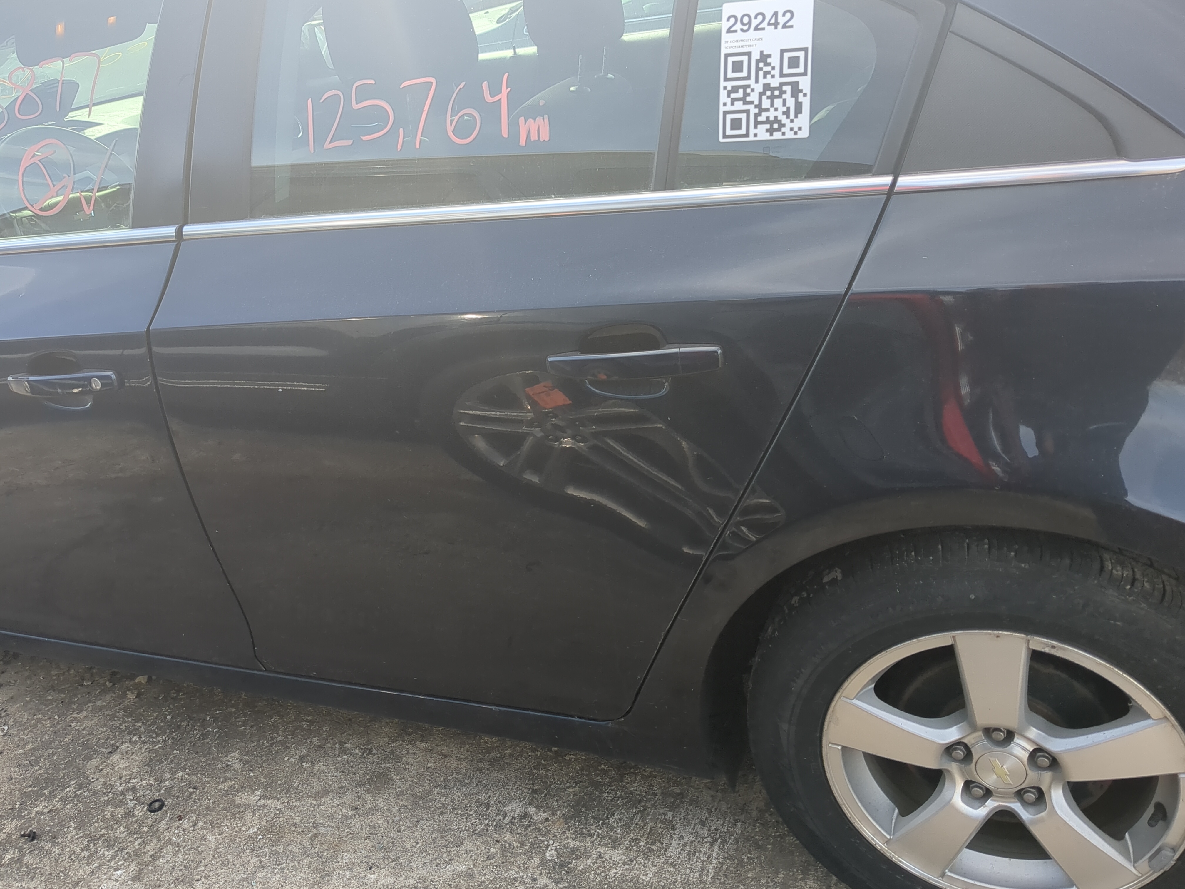 Picture of 2012-2015 Chevrolet Cruze Driver Rear Door Oem 1204496