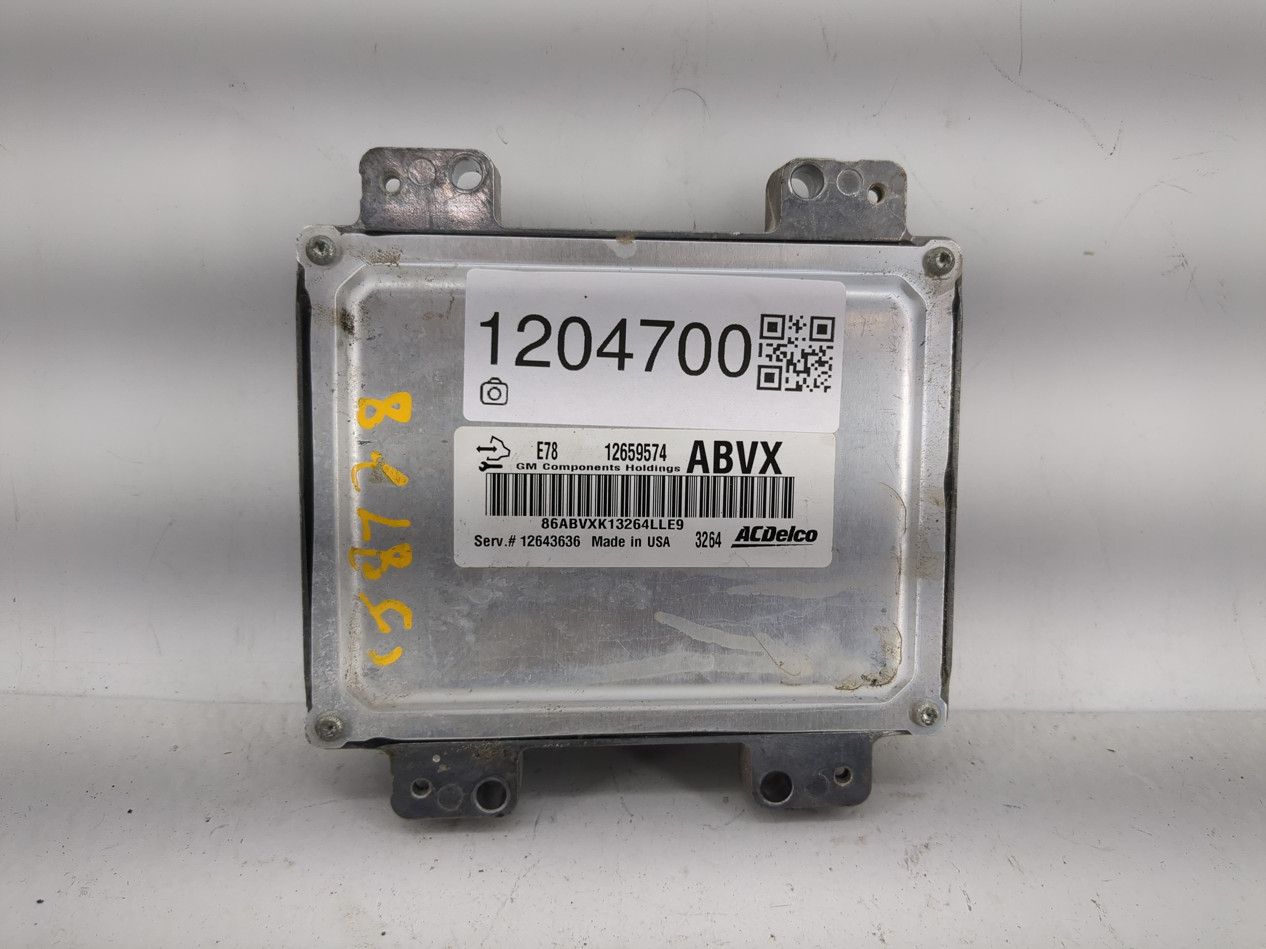 2016-2016 Chevrolet Cruze Engine Control Computer Ecu Pcm Ecm Pcu Oem 1204700 - Oemusedautoparts1.com