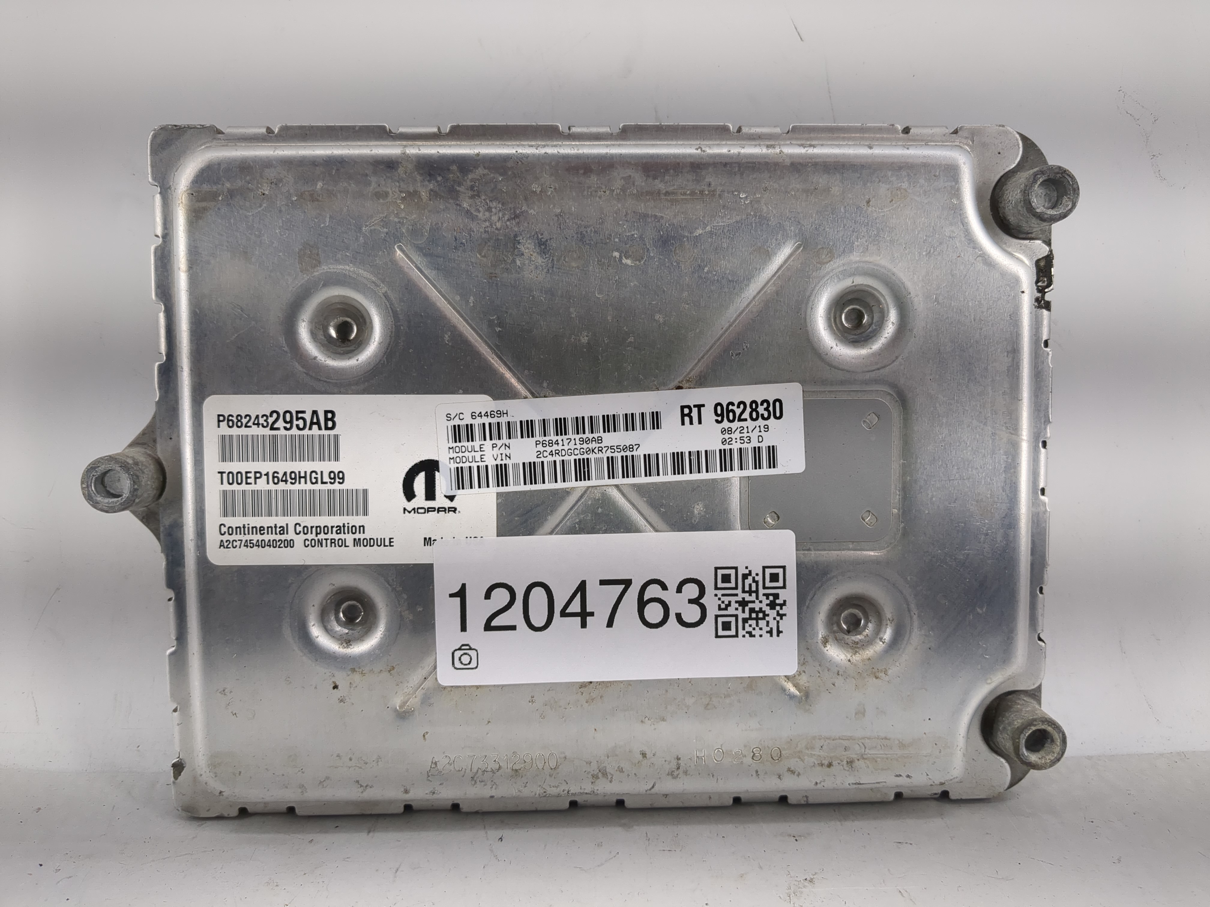 Dodge Caravan Engine Control Computer Ecu Pcm Ecm Pcu Oem P68243295ab 1204763 - Oemusedautoparts1.com