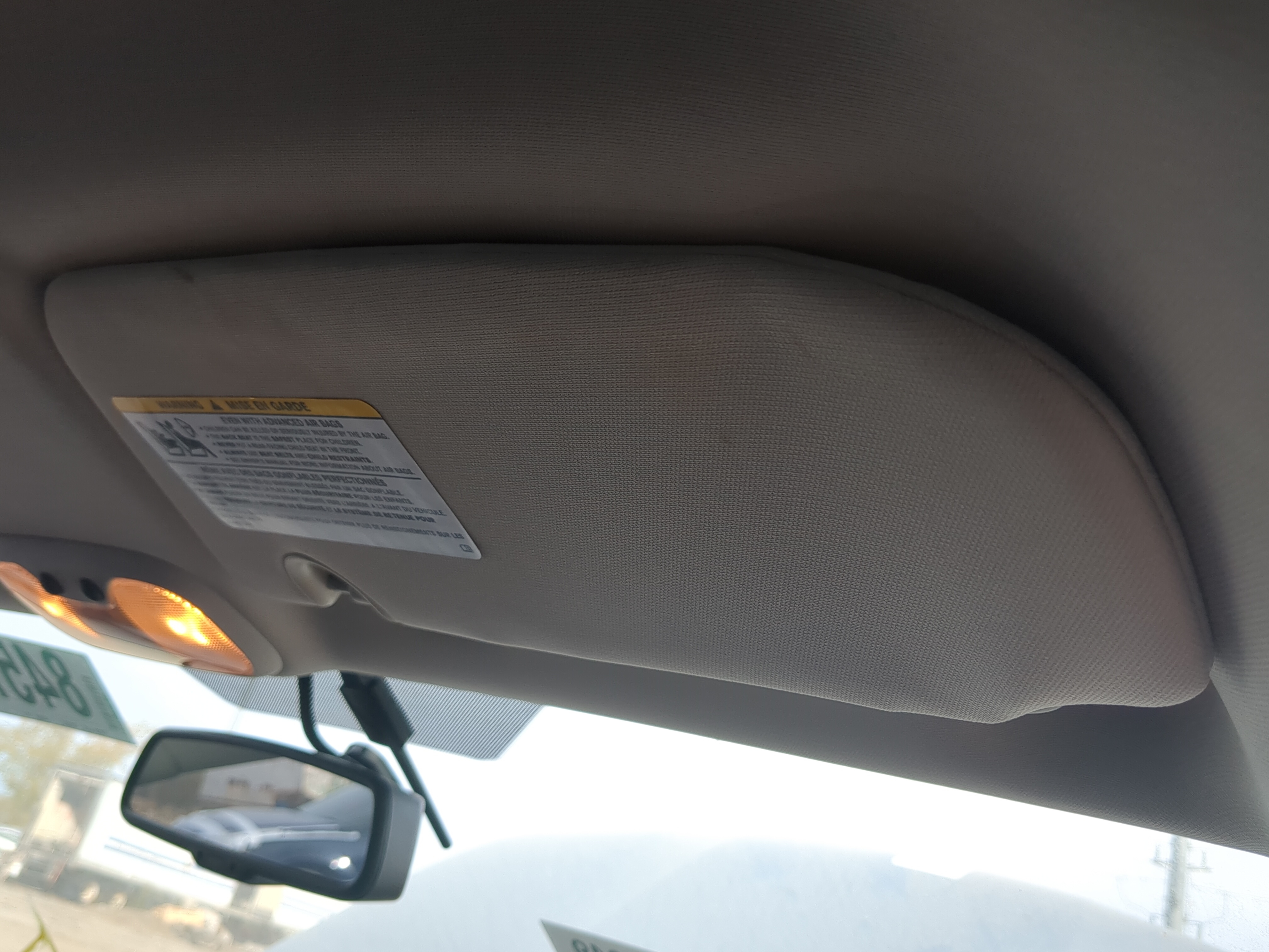 Picture of 2010-2017 Jeep Compass Passenger Sun Visor Mirror Right Sunvisor 1205193