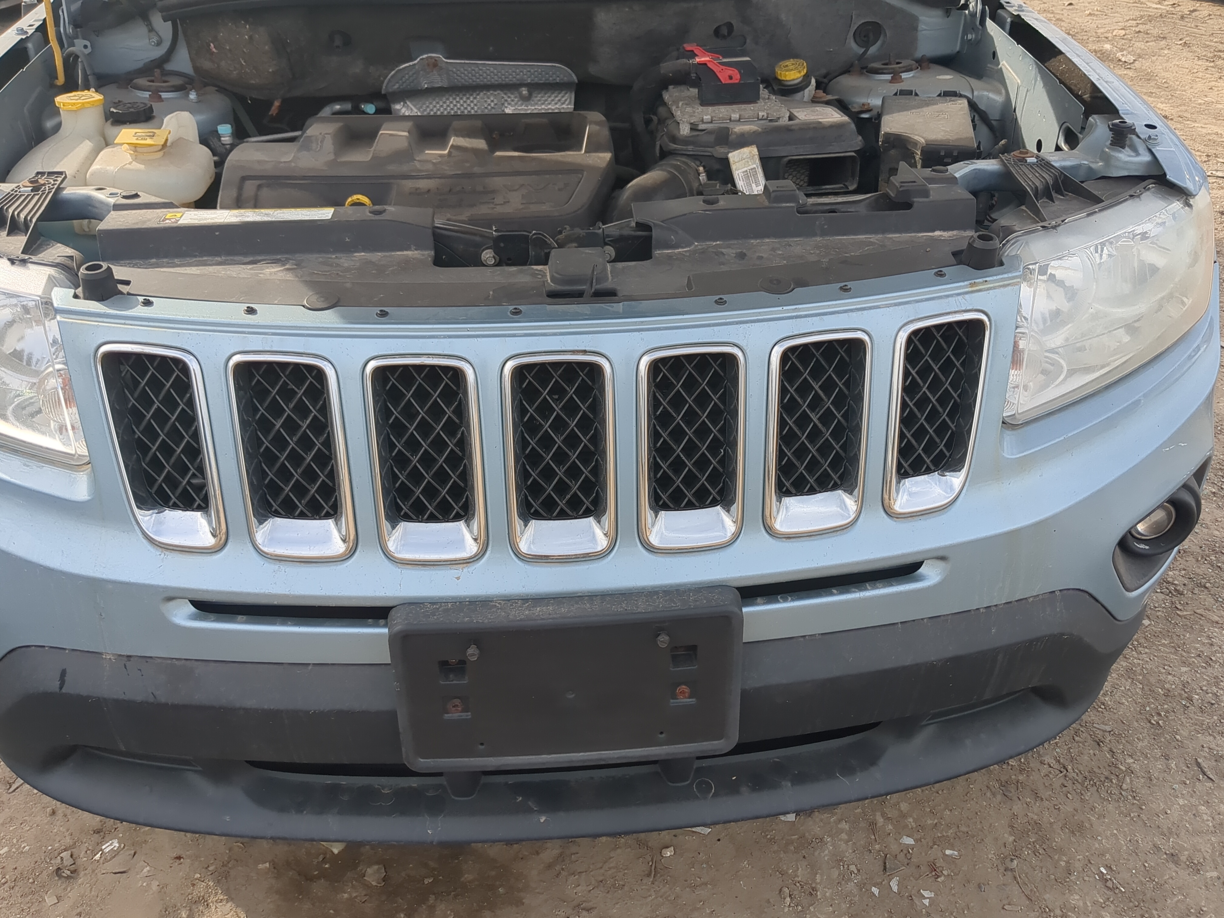 2011-2017 Jeep Compass Front Grille Bumper Not Included 1205226 - Oemusedautoparts1.com