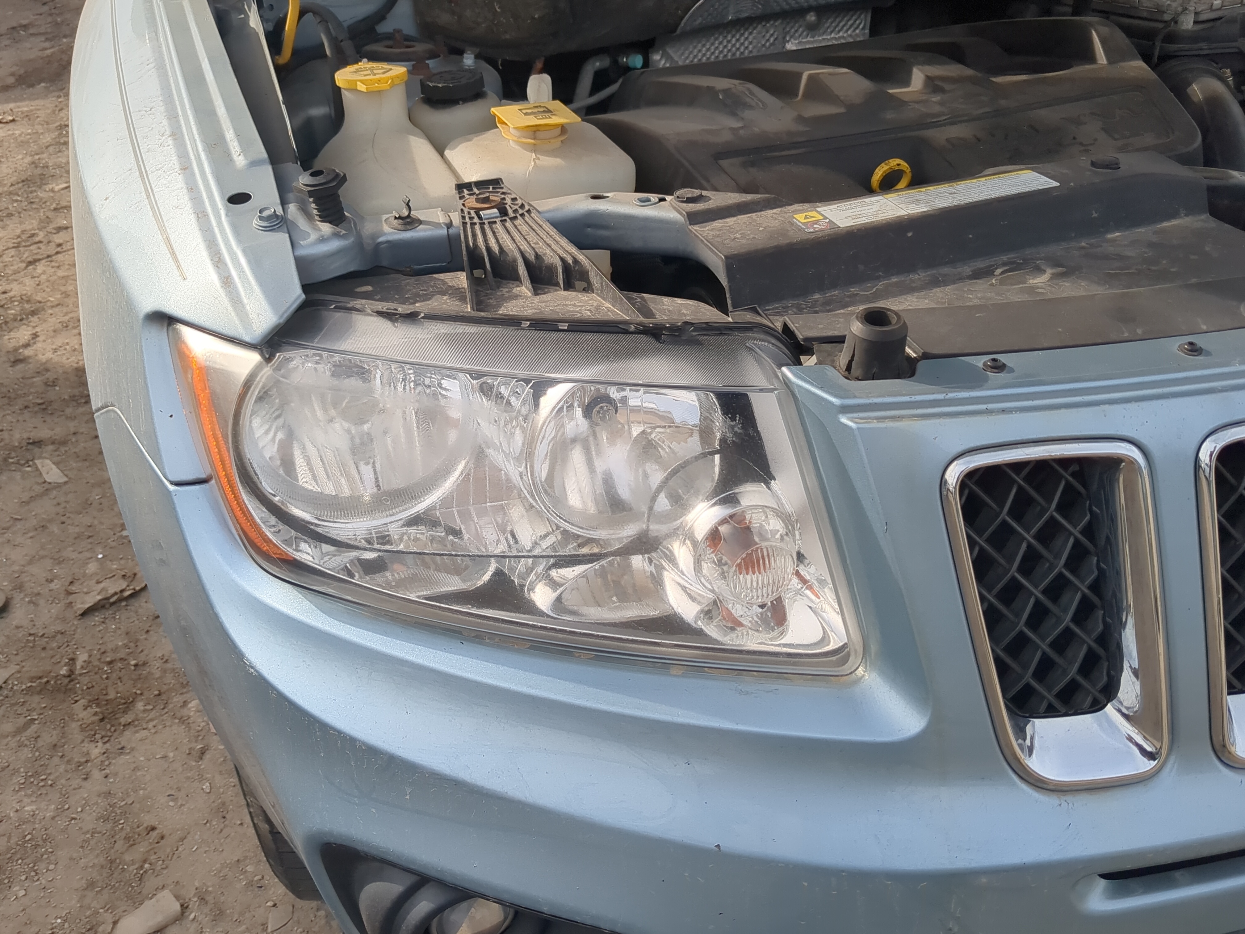 2011-2014 Jeep Compass Passenger Right Oem Head Light Headlight Lamp 1205231 - Oemusedautoparts1.com