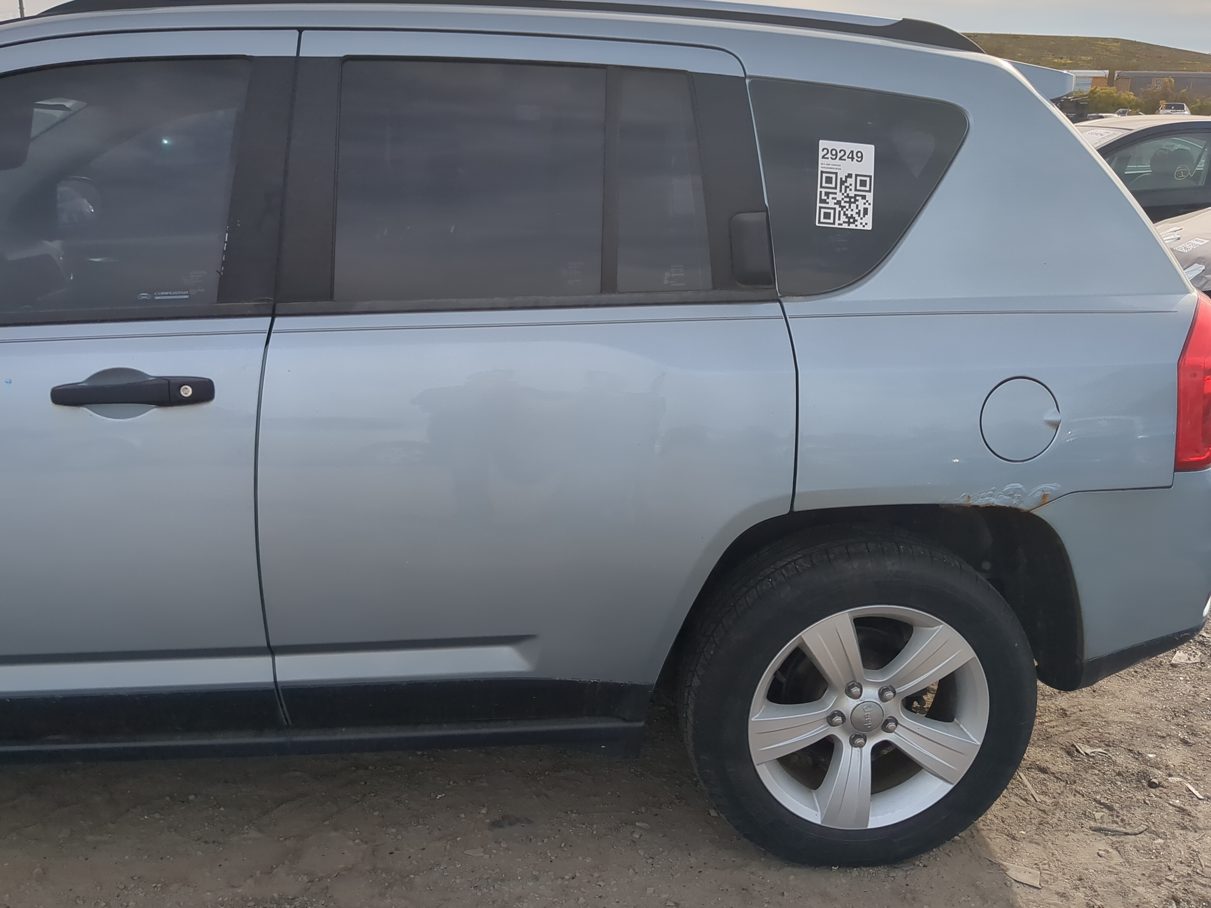 2011-2017 Jeep Compass Driver Rear Door Oem 1205353 - Oemusedautoparts1.com