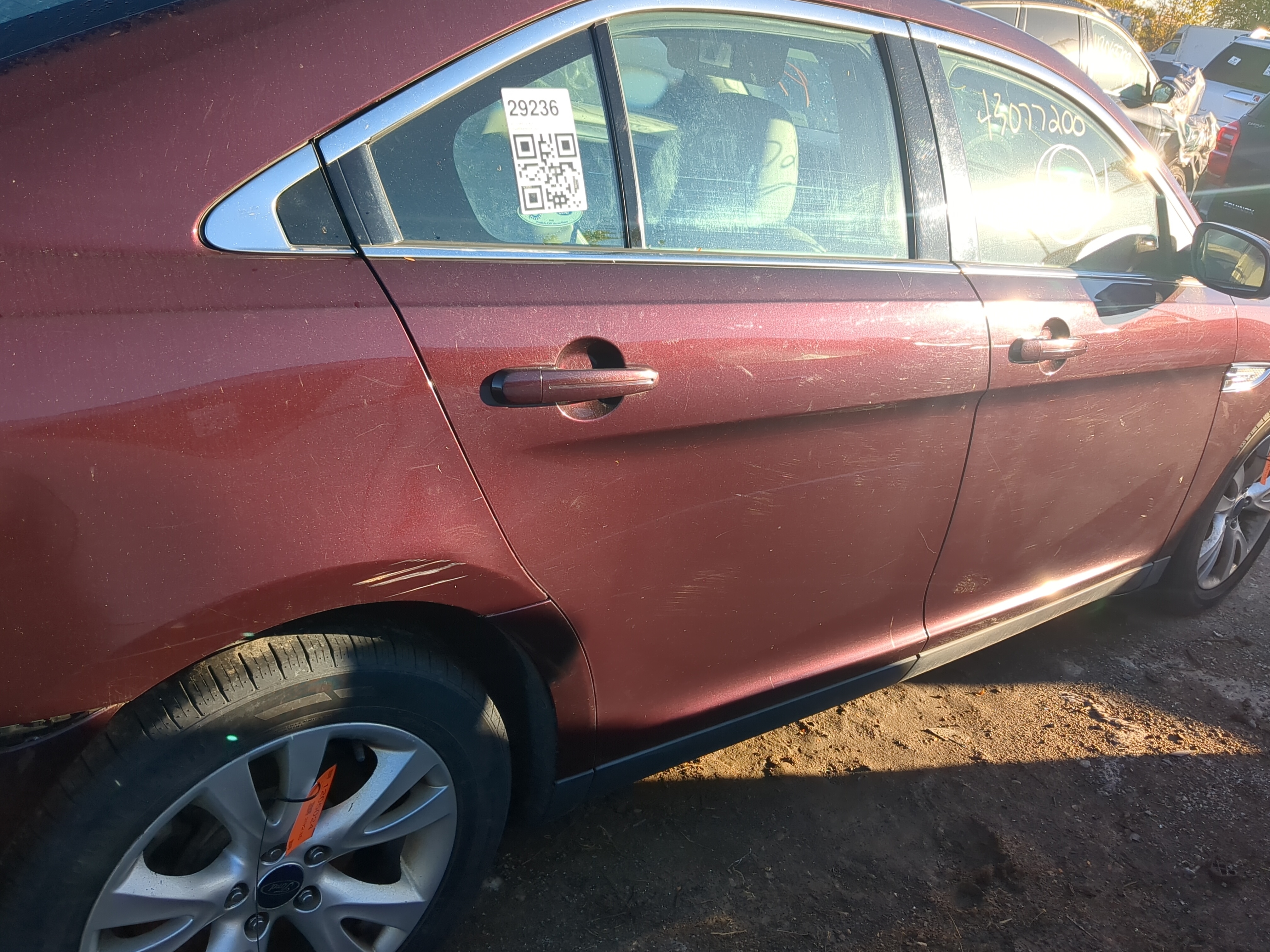 2010-2019 Ford Taurus Passenger Rear Door Oem 1205716 - Oemusedautoparts1.com