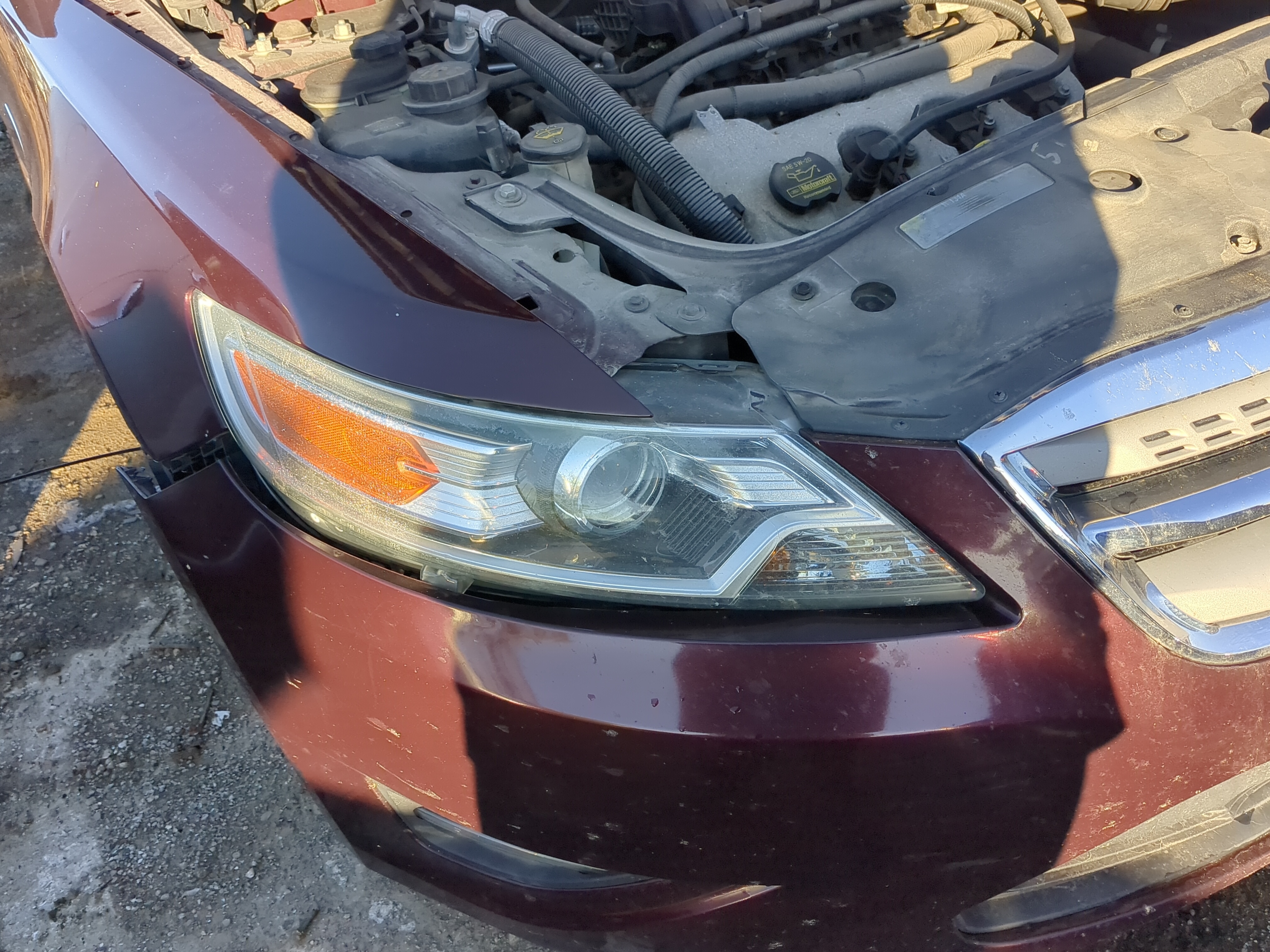 2010-2012 Ford Taurus Passenger Right Oem Head Light Headlight Lamp 1205729 - Oemusedautoparts1.com