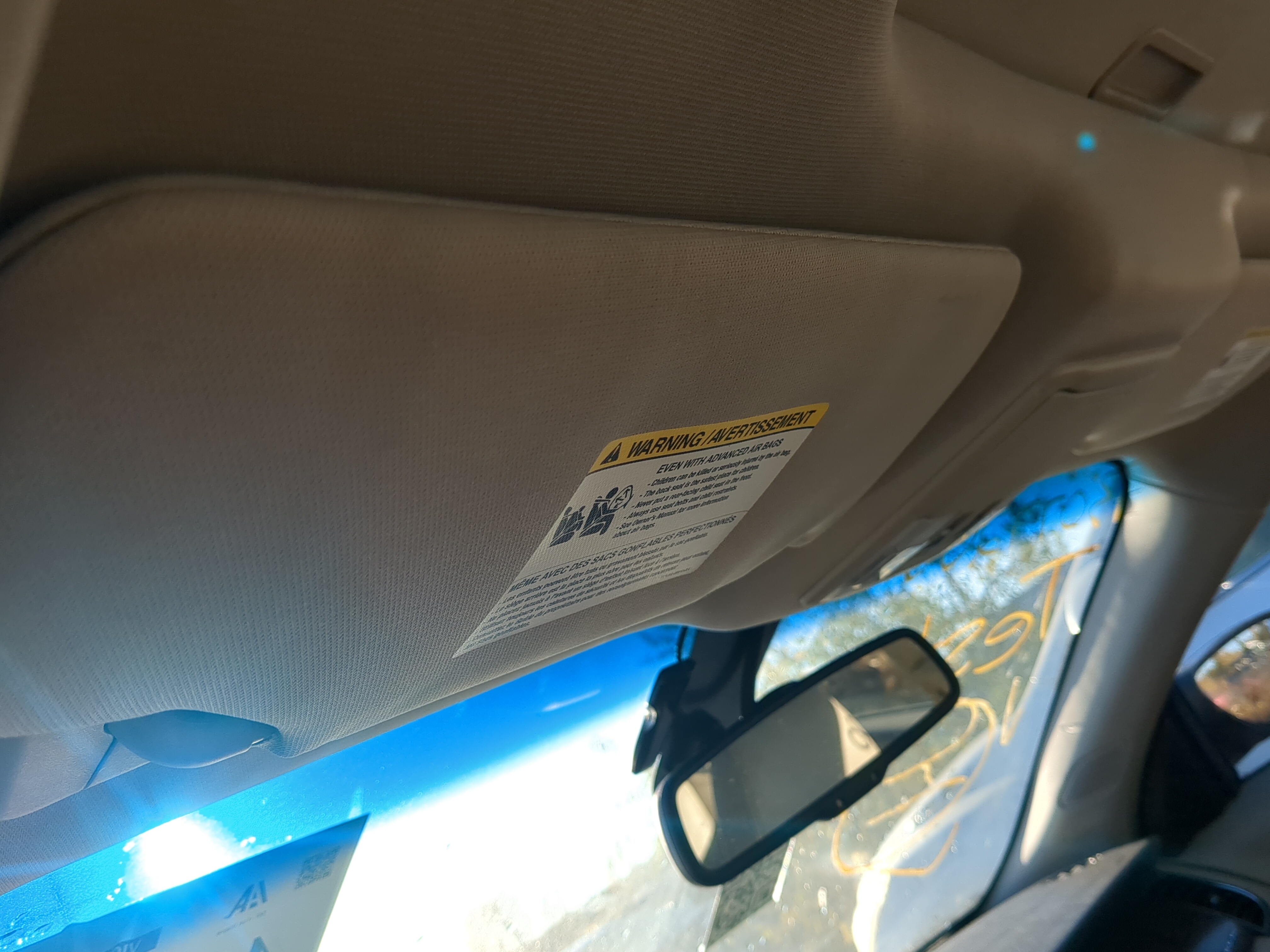 Picture of 2010-2011 Ford Taurus Driver Sun Visor Mirror Left Sunvisor 1205810
