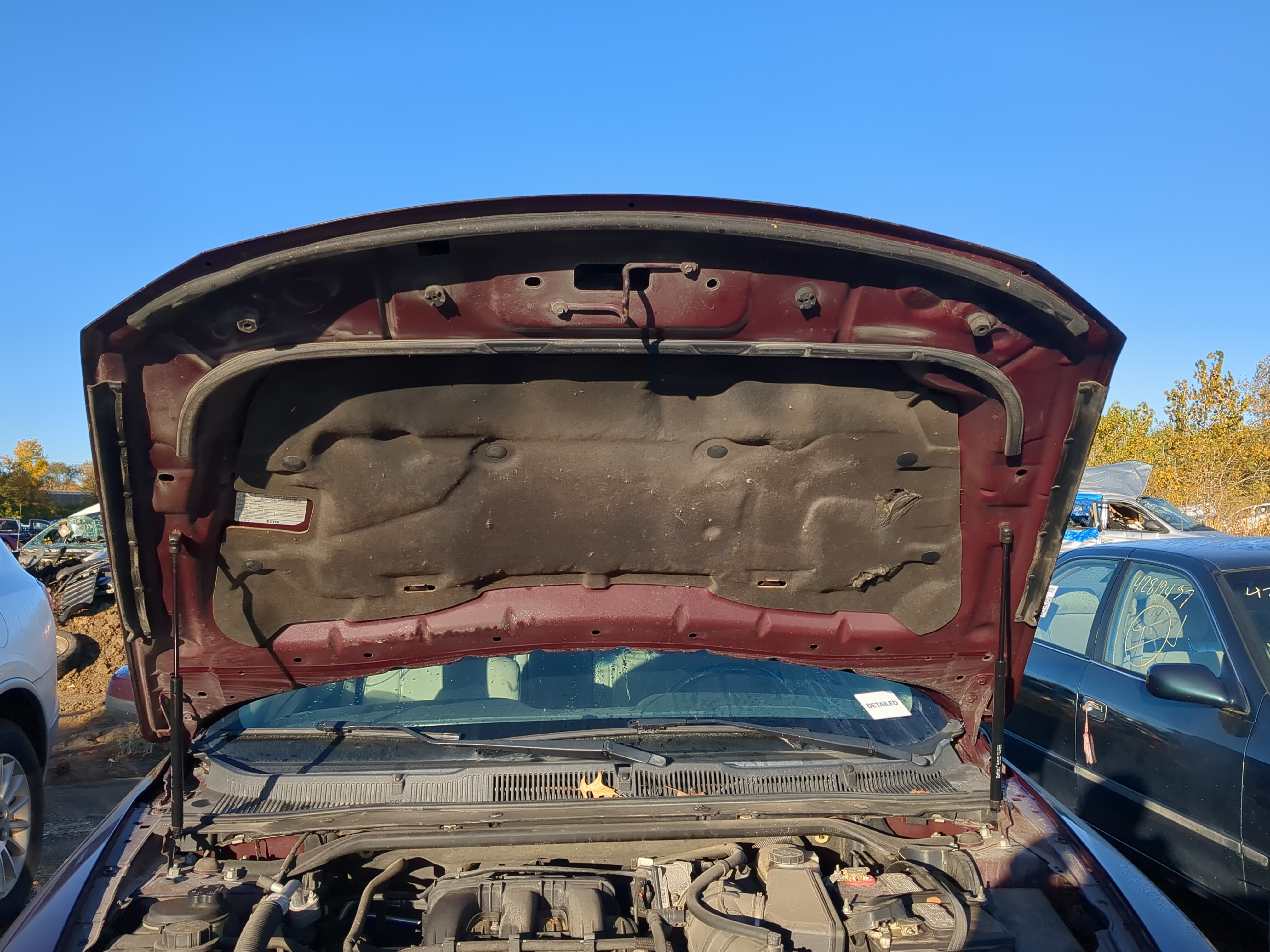 2010-2012 Ford Taurus Hood Oem 1205883 - Oemusedautoparts1.com