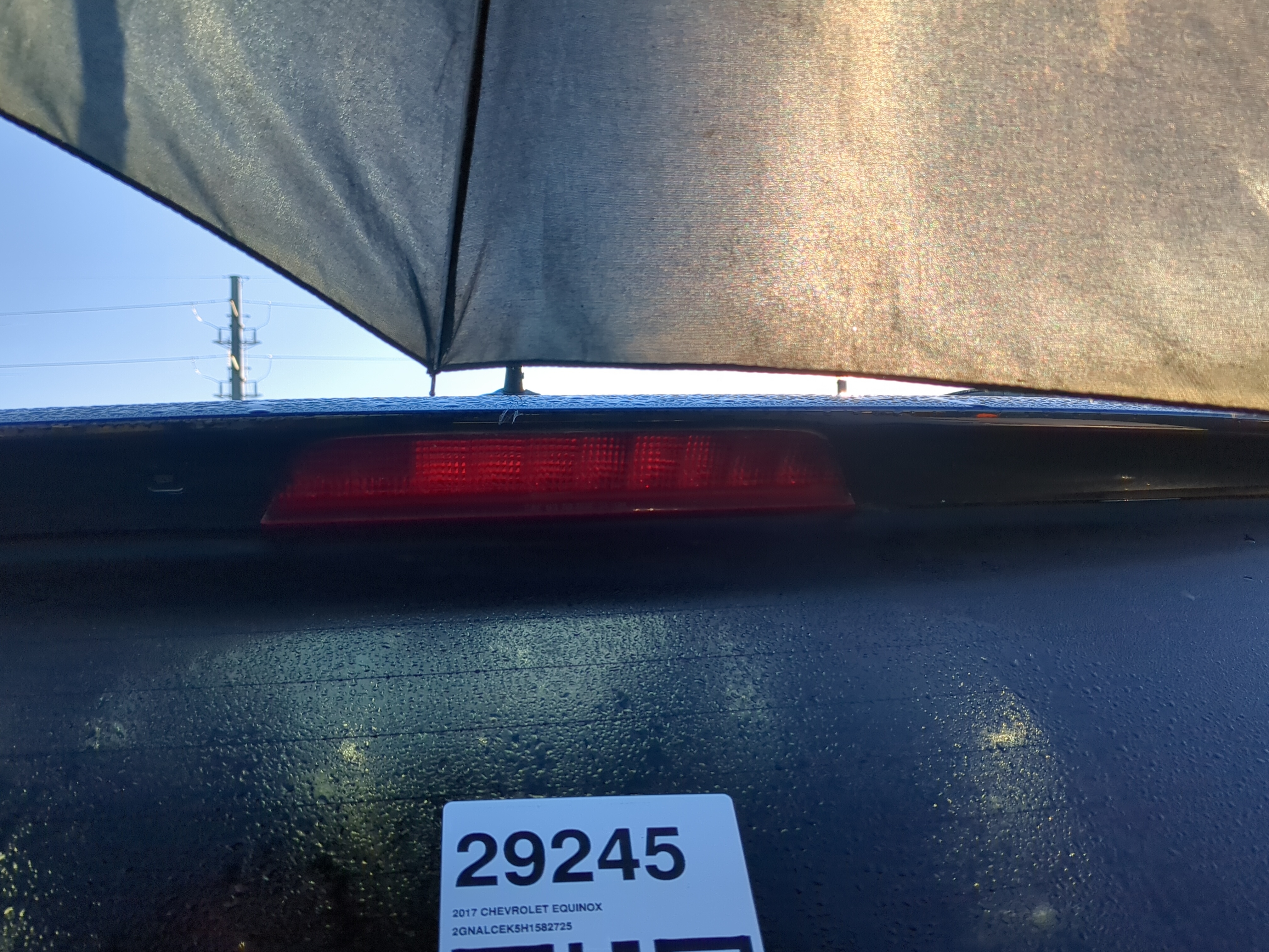 2016-2017 Chevrolet Equinox Rear Center Lid Brake Light Tail Light 1205920 - Oemusedautoparts1.com