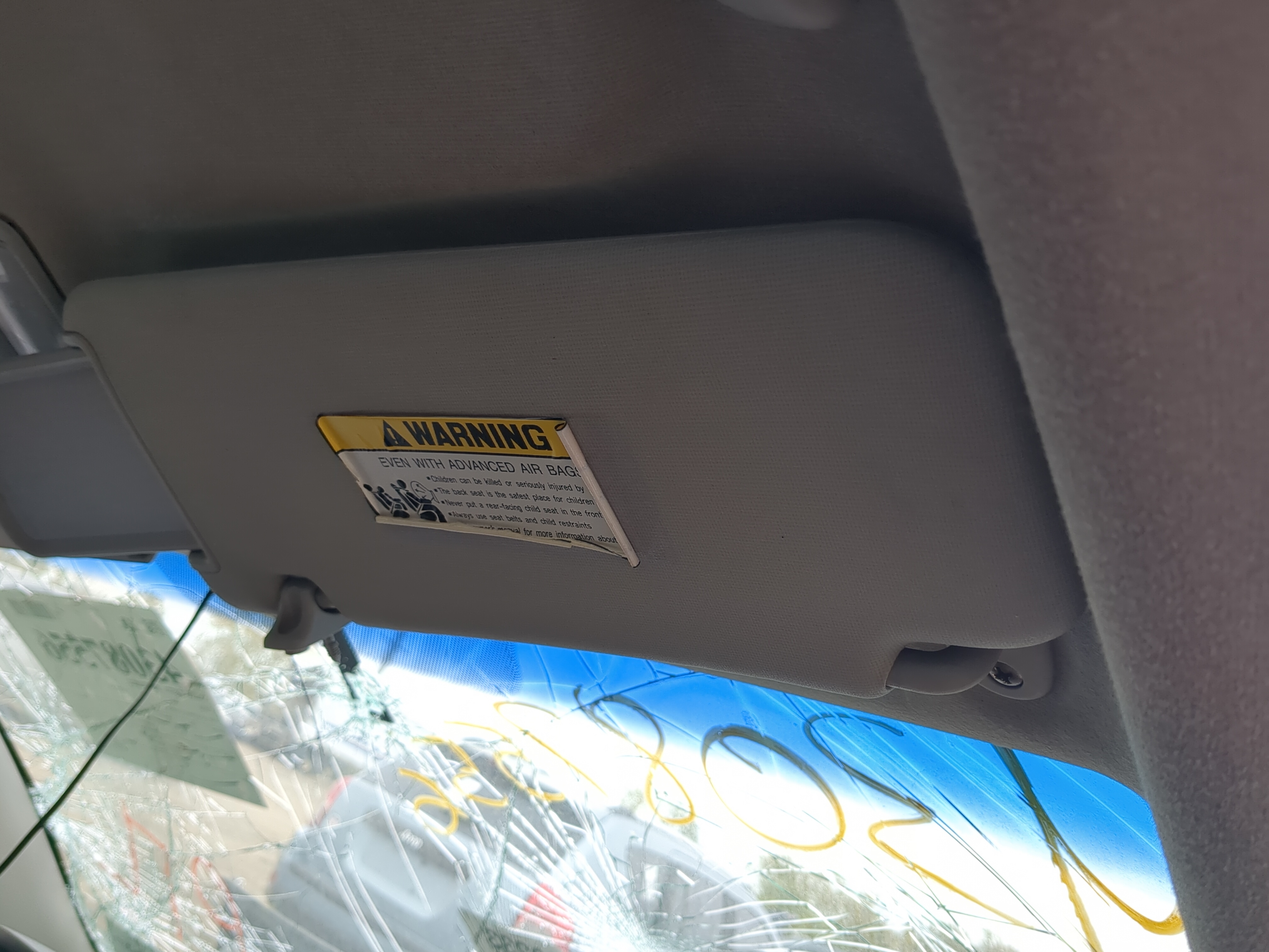 Picture of 2010-2013 Kia Forte Passenger Sun Visor Mirror Right Sunvisor 1206069