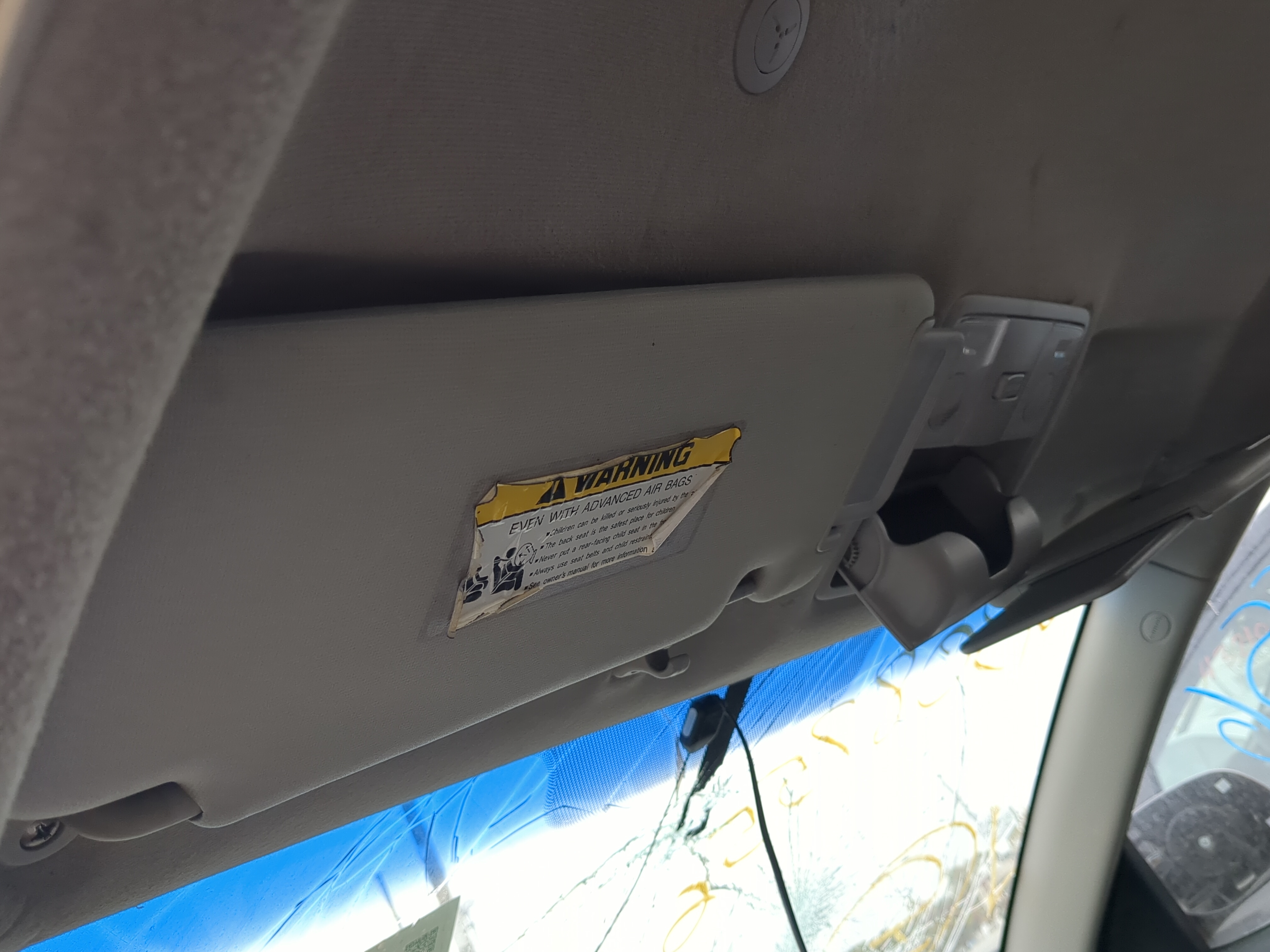 Picture of 2010-2013 Kia Forte Driver Sun Visor Mirror Left Sunvisor 1206131