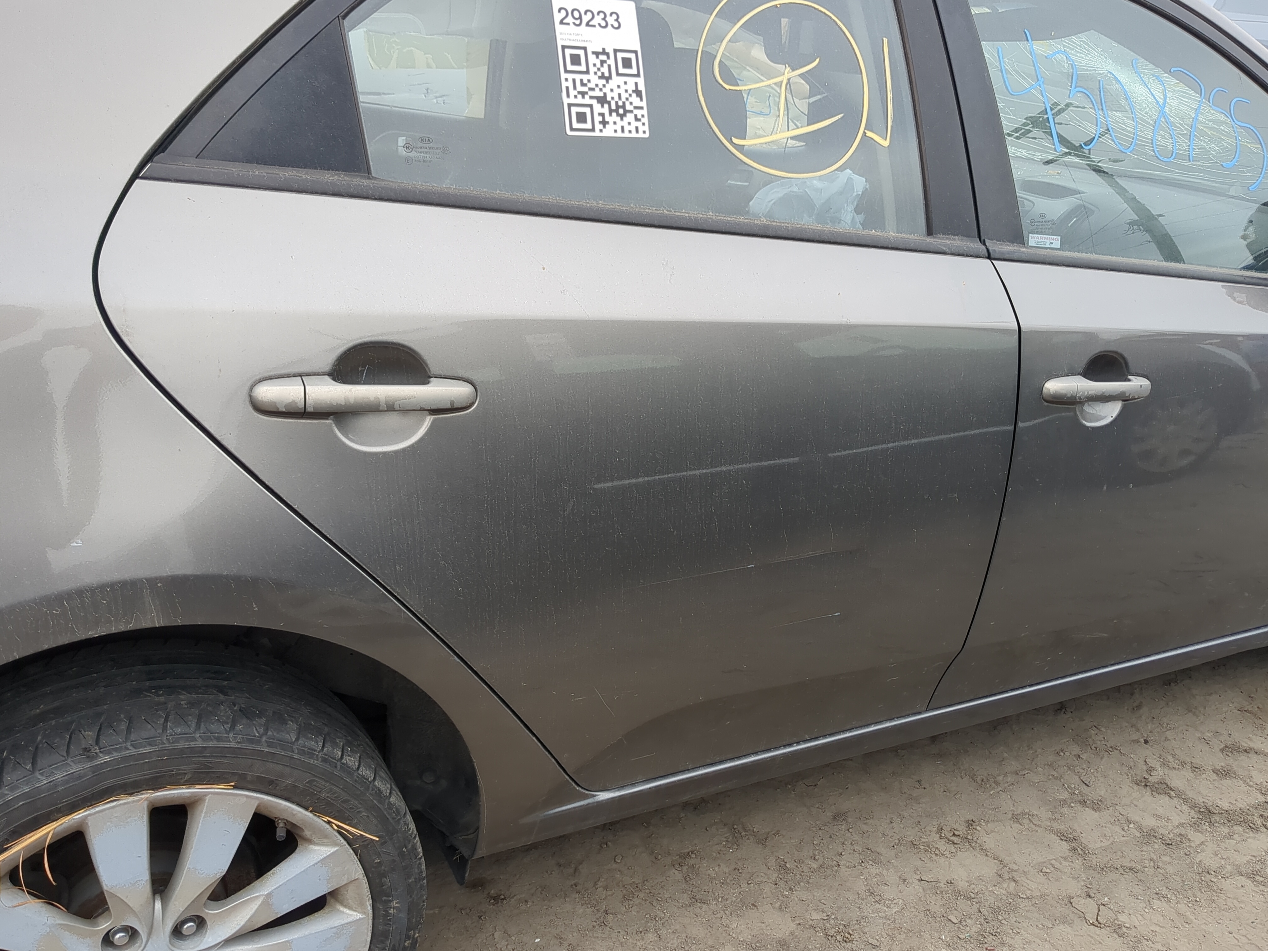 2010-2013 Kia Forte Passenger Rear Door Oem 1206160 - Oemusedautoparts1.com