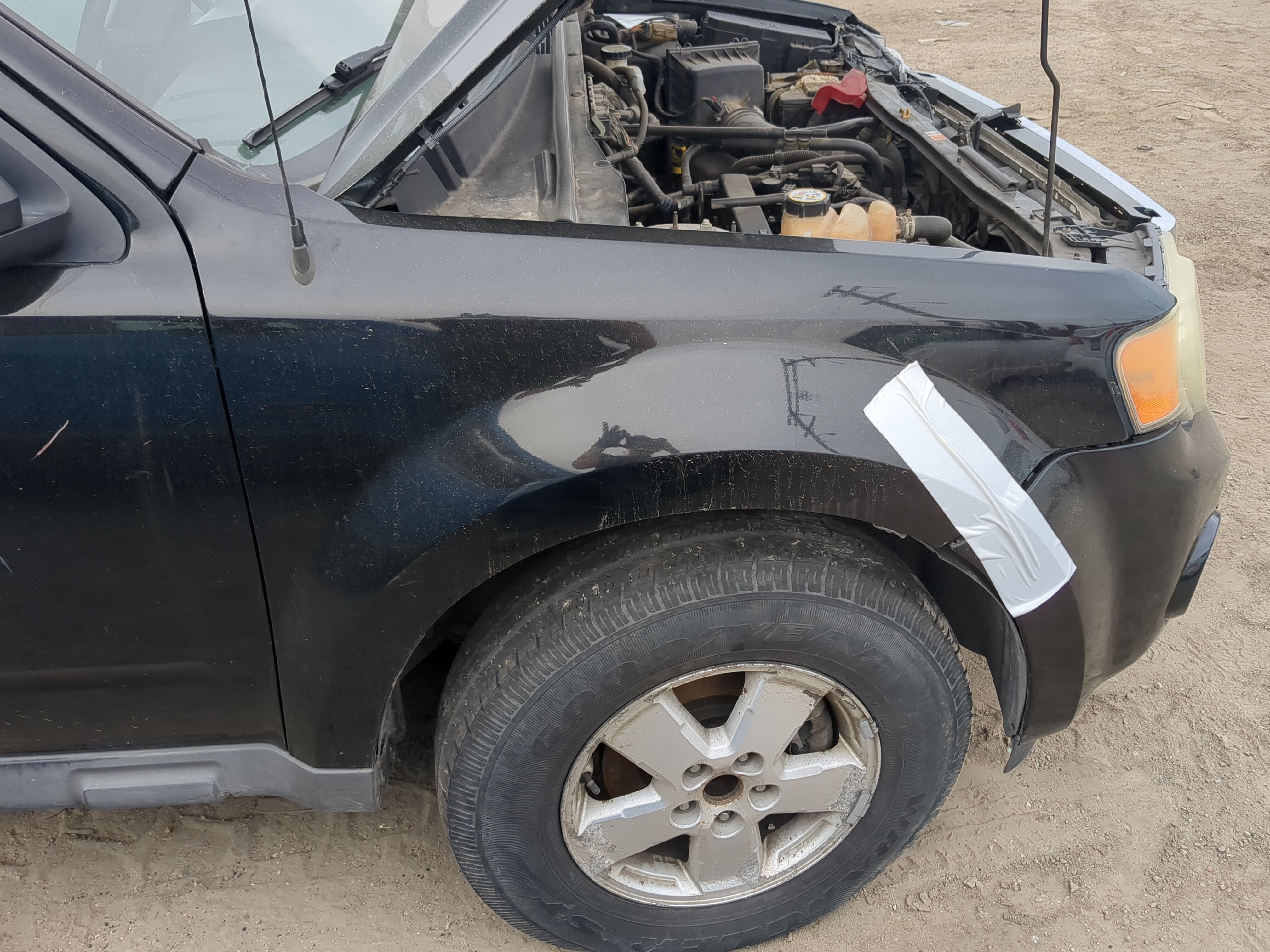 2008-2012 Ford Escape Passenger Fender 1206237 - Oemusedautoparts1.com