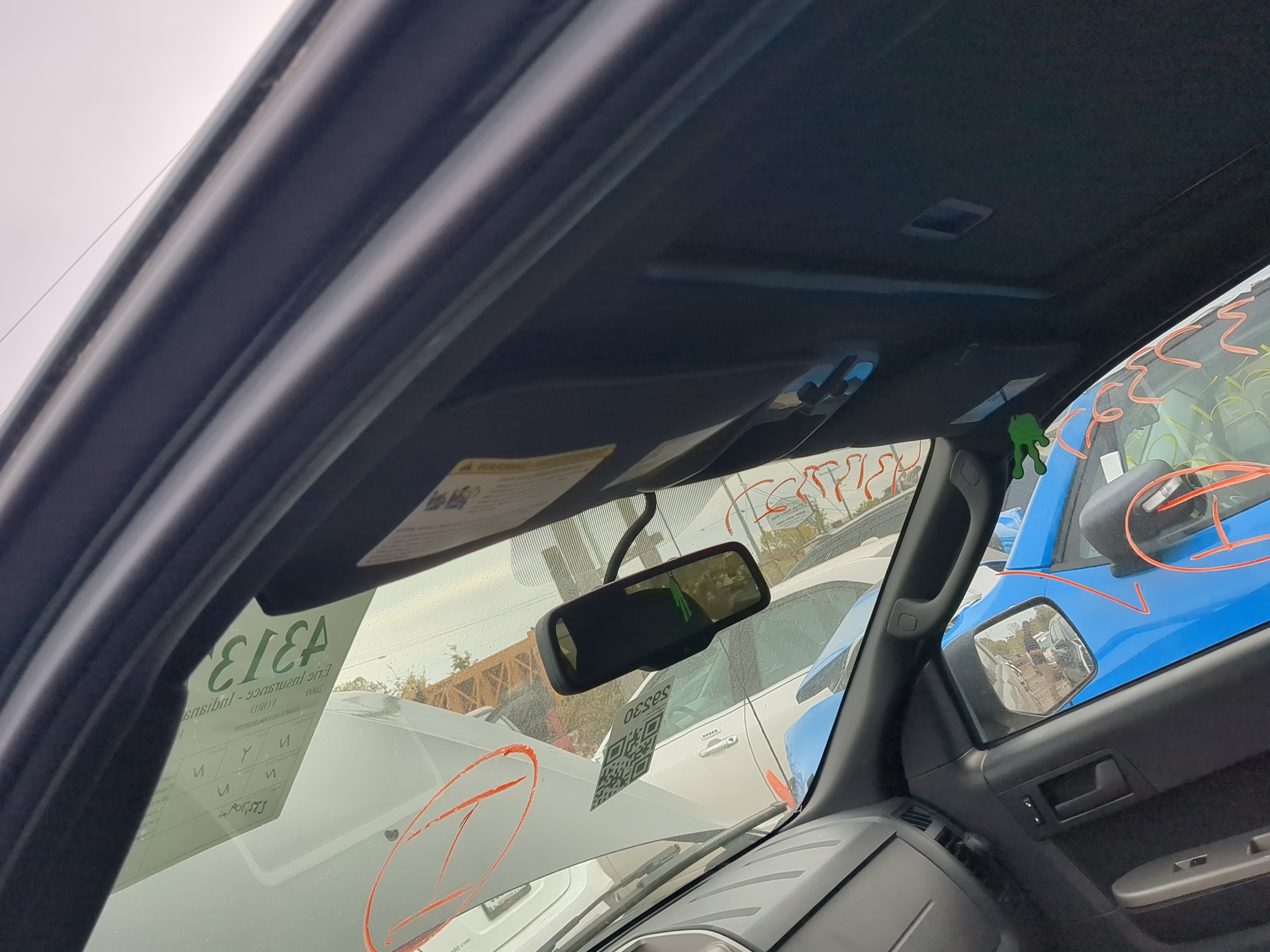 2008-2009 Ford Escape Driver Sun Visor Mirror Left Sunvisor 1206275 - Oemusedautoparts1.com